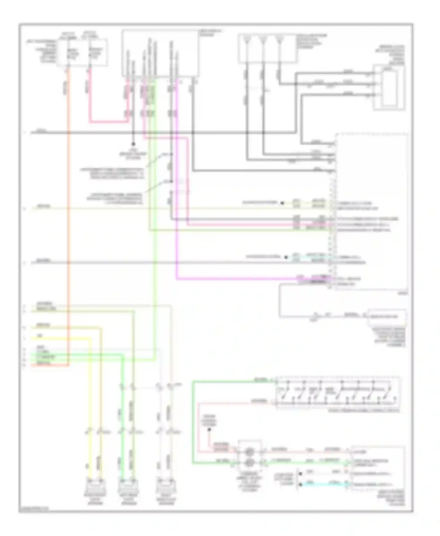 Volt Chevrolet I (2010-2015): Navigation circuit, without amplifier (2 of 2)