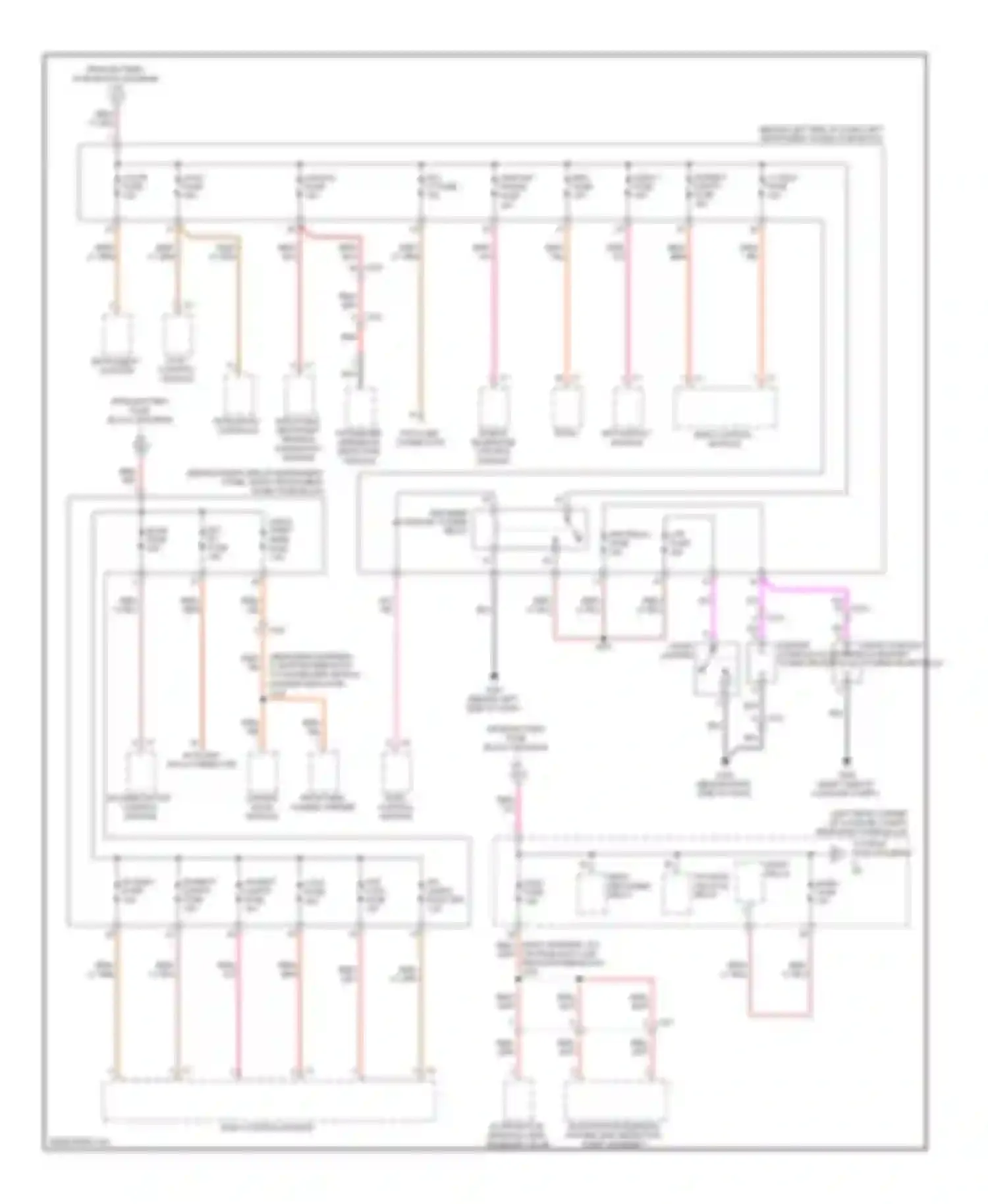 Volt Chevrolet I (2010-2015): Power distribution circuit (3 of 4)