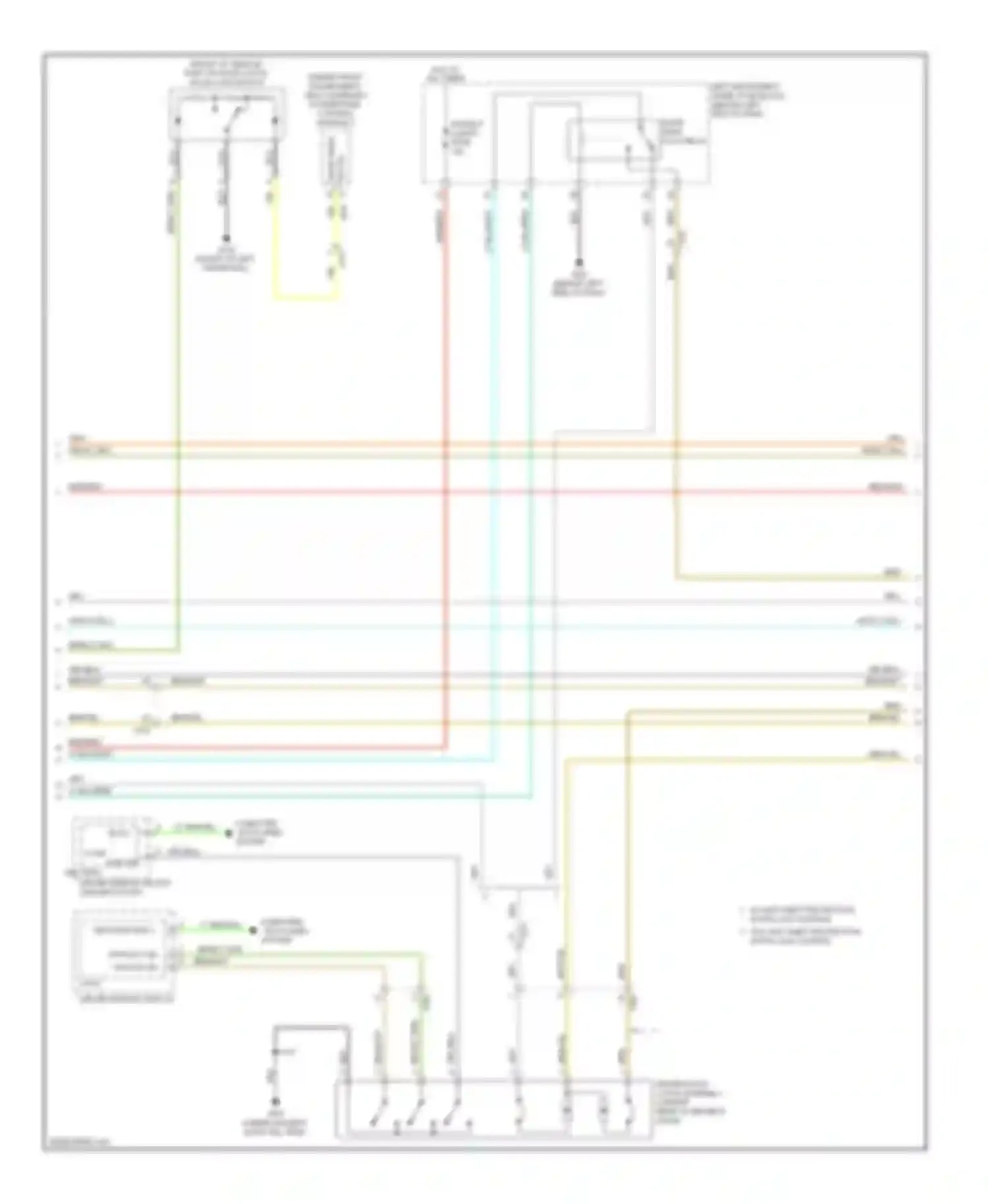 Volt Chevrolet I (2010-2015): Power door locks circuit, with passive keyless entry (2 of 4)