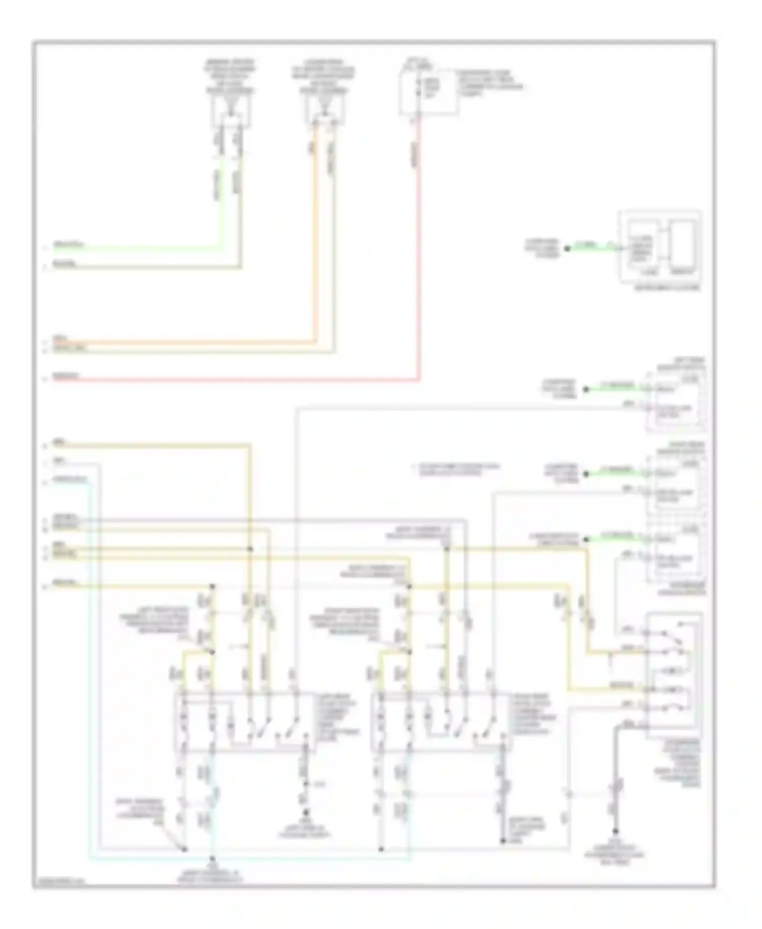 Volt Chevrolet I (2010-2015): Power door locks circuit, with passive keyless entry (4 of 4)