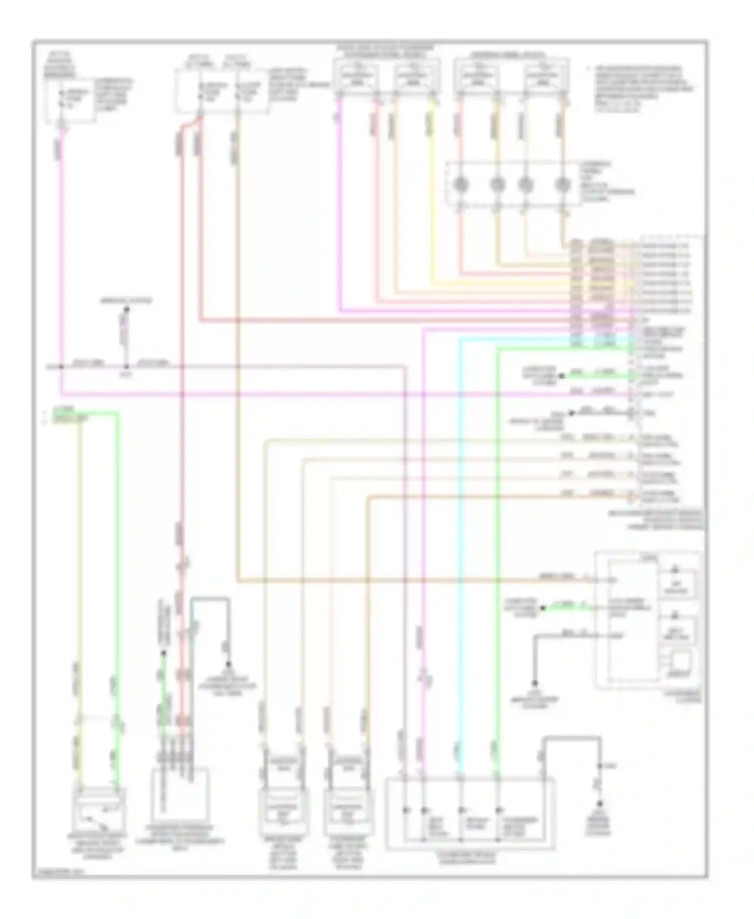 Volt Chevrolet I (2010-2015): Supplemental restraints circuit (2 of 2)