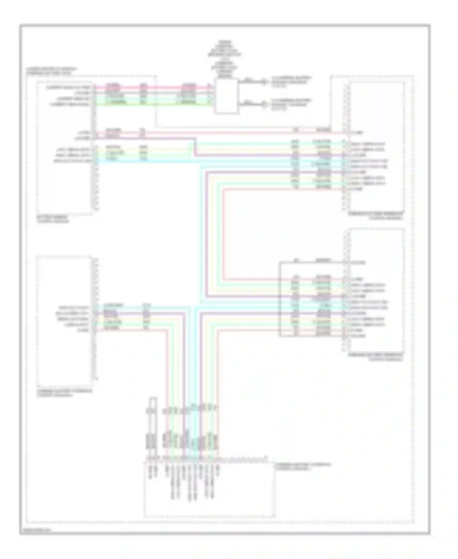 Wiring diagram hybrid/ev battery interface control module 2 for Chevrolet Volt I (2010-2015) (2 of 2)
