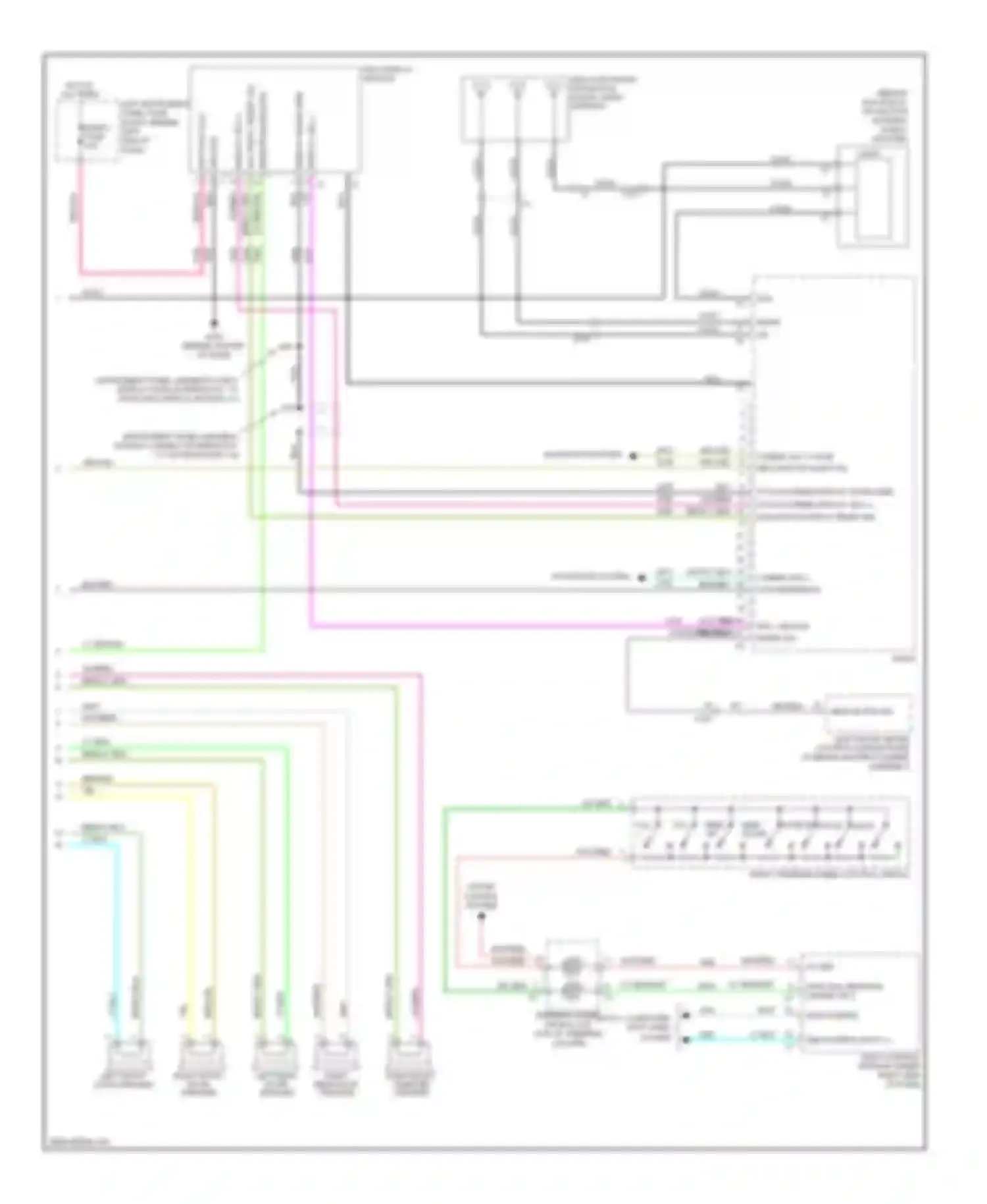 Wiring diagram info display module for Chevrolet Volt I (2010-2015) (2 of 6)