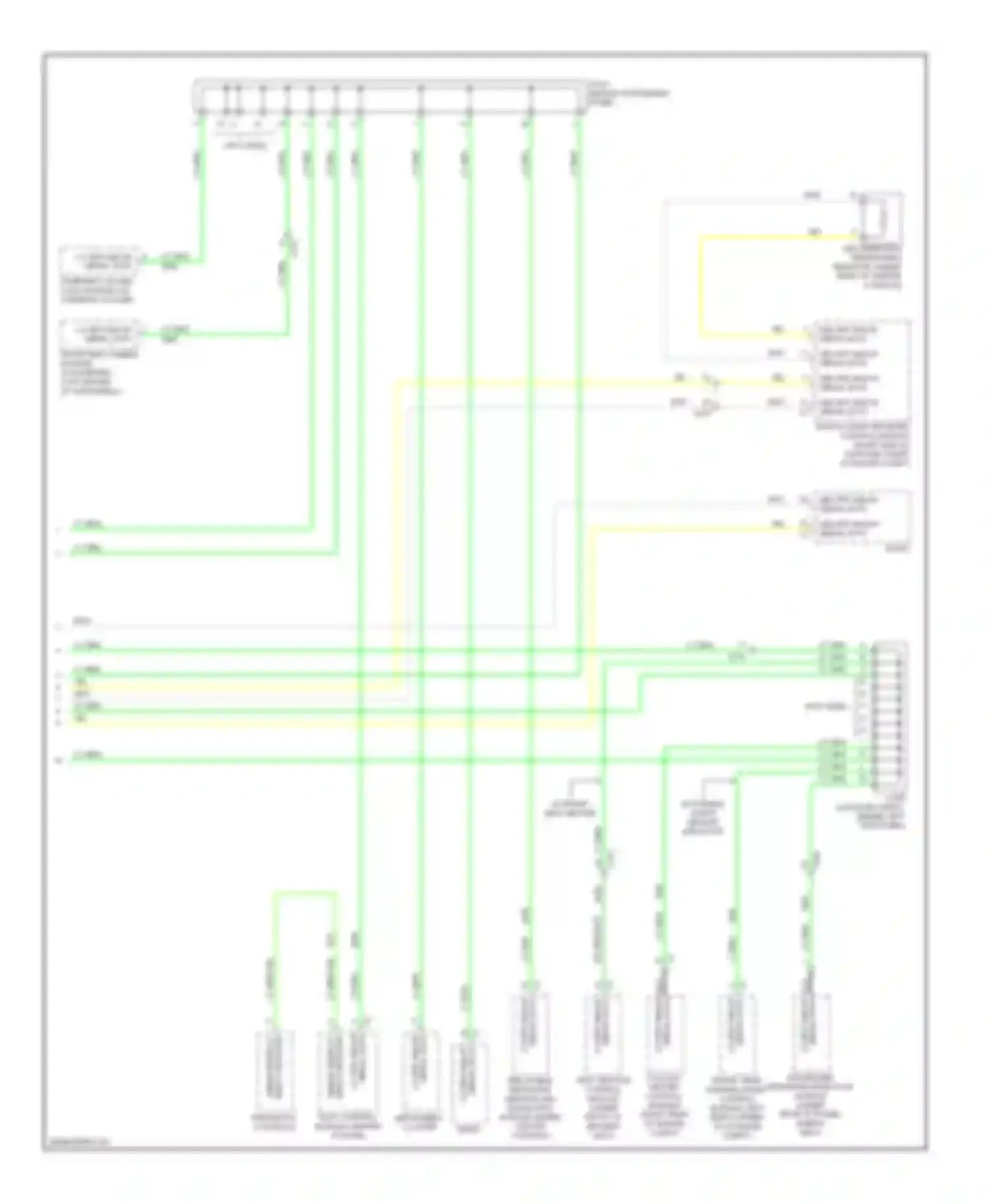 Wiring diagram linear interco- nnect network for Chevrolet Volt I (2010-2015) (1 of 1)