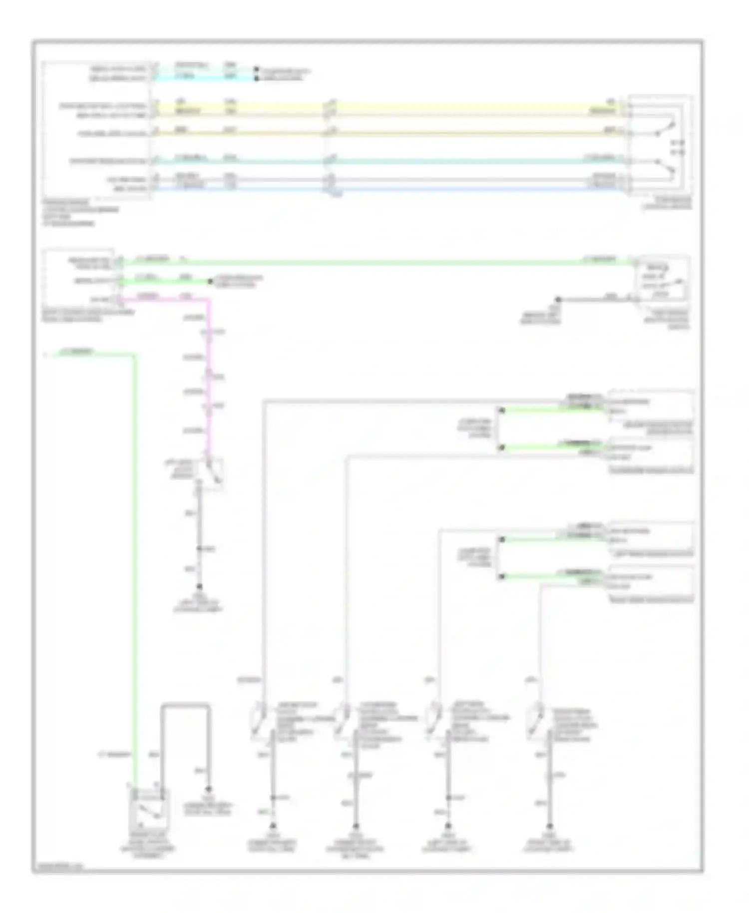 Wiring diagram passenger window switch for Chevrolet Volt I (2010-2015) (9 of 9)