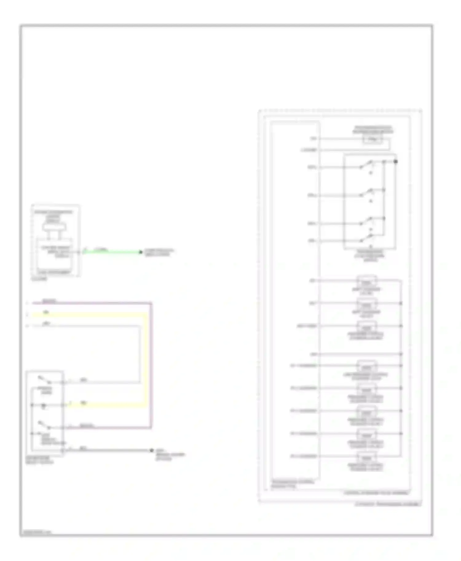Wiring diagram pressure control solenoid valve 4 for Chevrolet Volt I (2010-2015) (1 of 1)