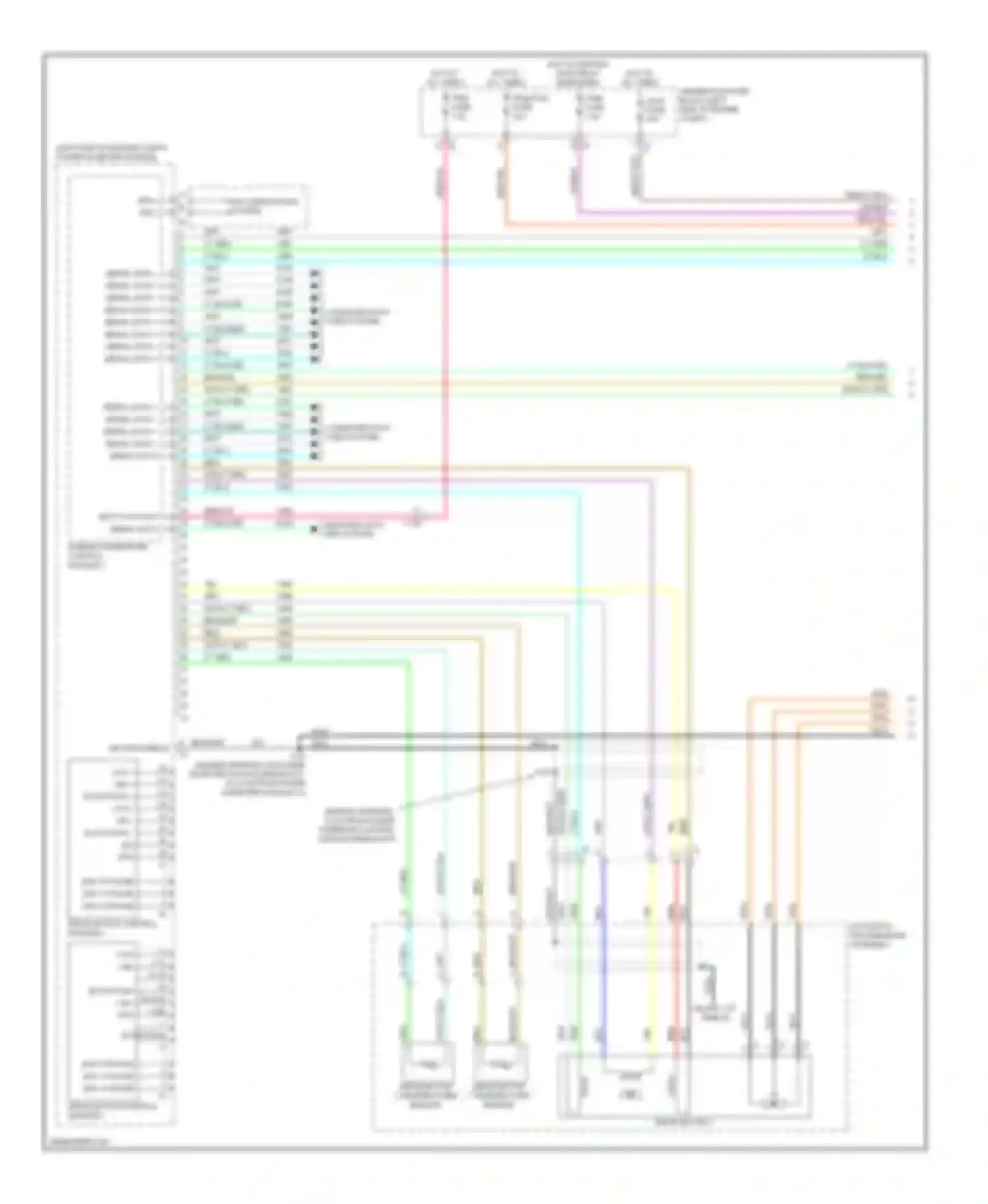 Wiring diagram serial data + serial data - serial data + serial data - serial data + for Chevrolet Volt I (2010-2015) (1 of 1)