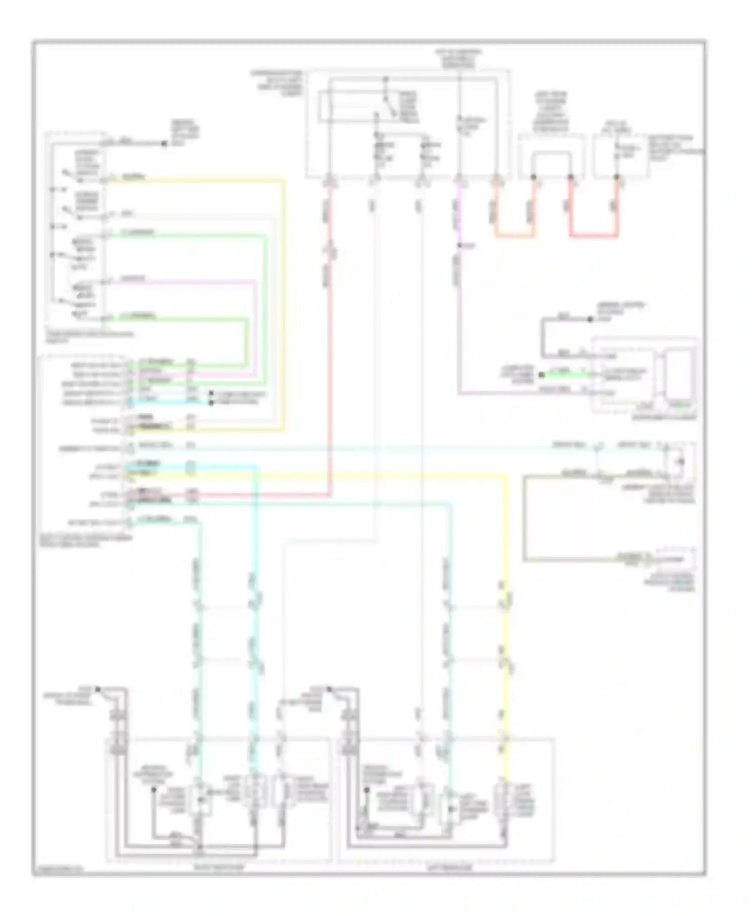 Wiring diagram turn signal/ multi-function switch for Chevrolet Volt I (2010-2015) (3 of 5)