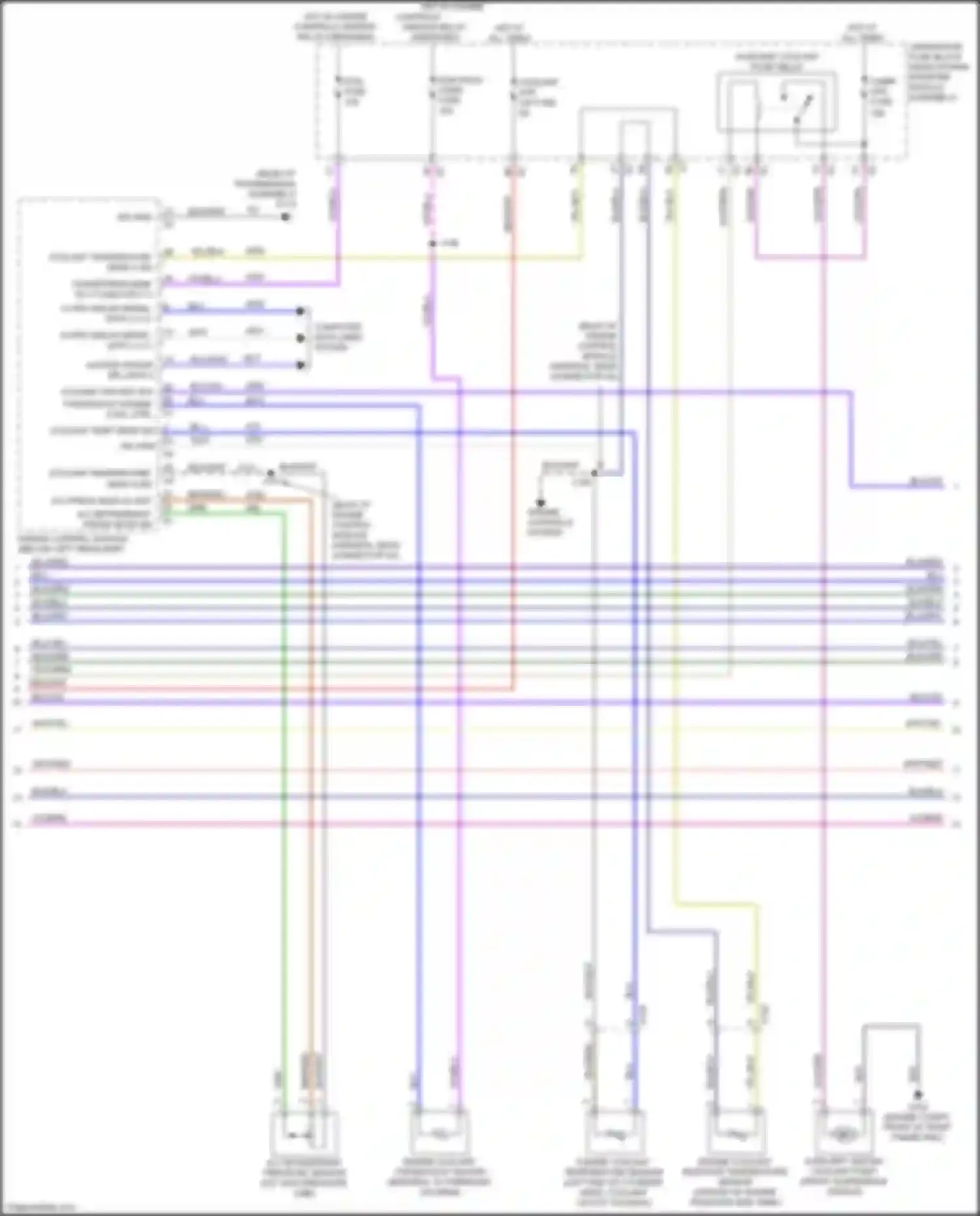 Wiring diagram a/c refrigerant pressure sensor for Chevrolet Volt II (2015-2019) (1 of 2)