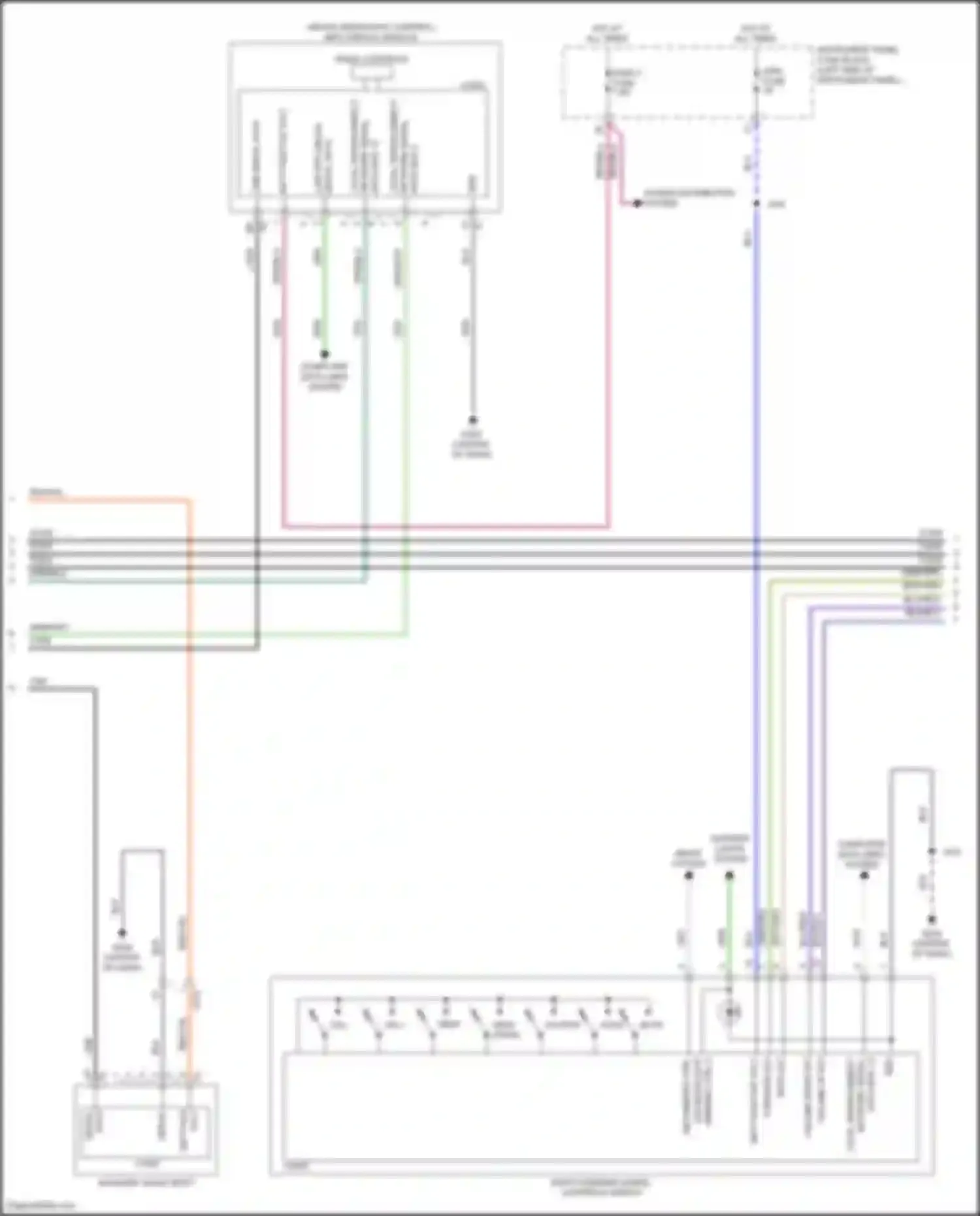Wiring diagram blu/red for Chevrolet Volt II (2015-2019) (13 of 15)