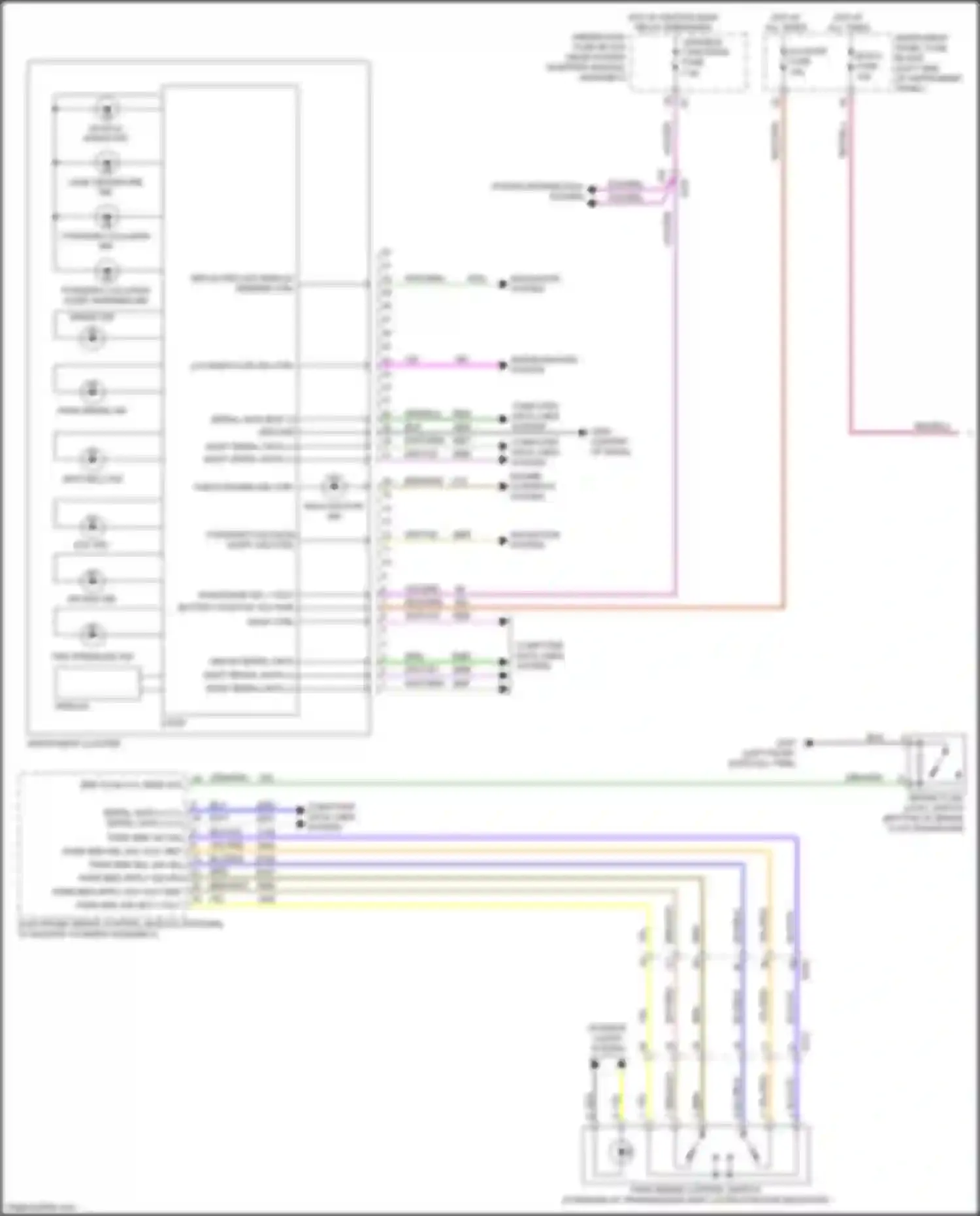 Wiring diagram brake fluid level switch for Chevrolet Volt II (2015-2019) (3 of 4)
