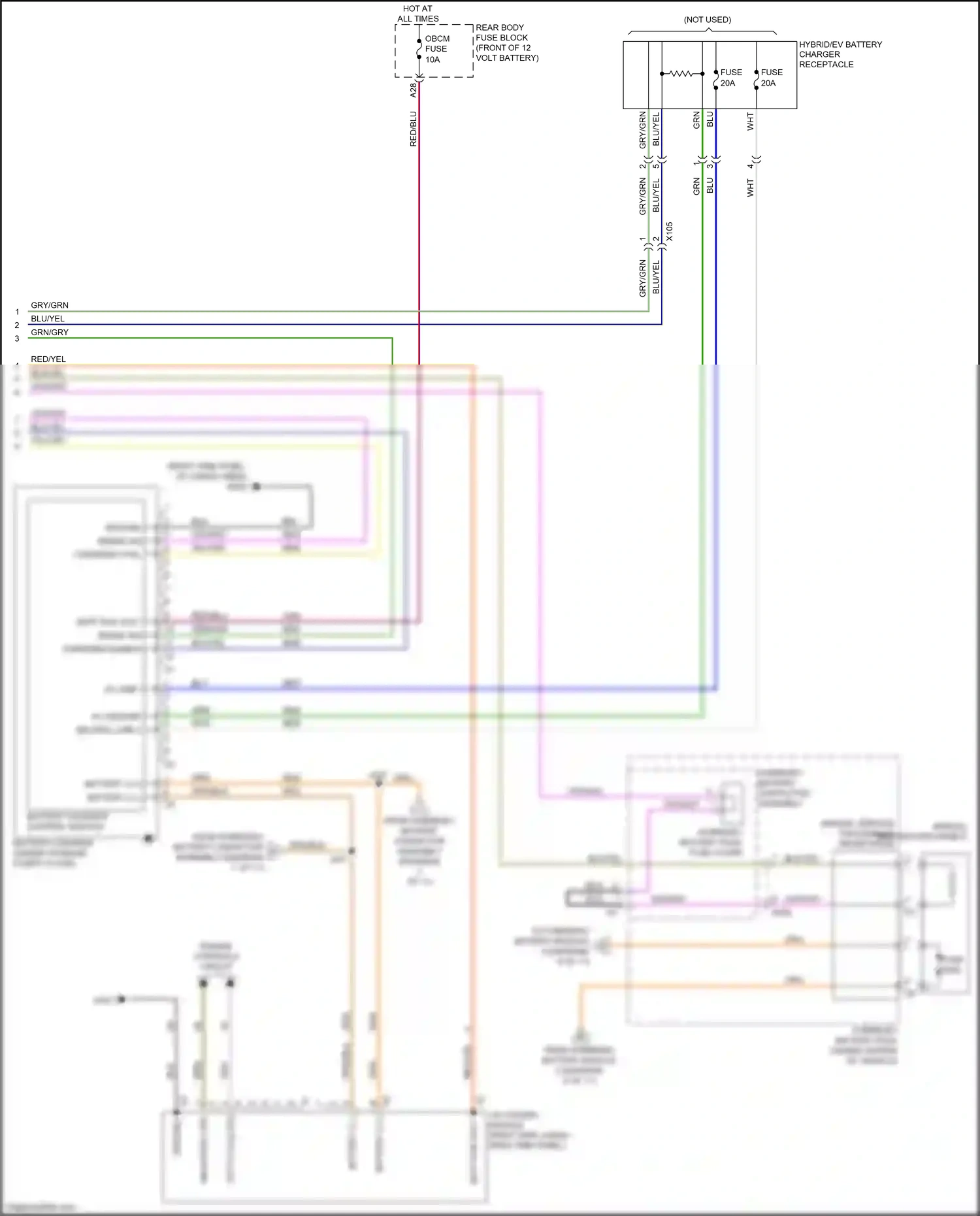 Chevrolet Volt II (2015-2019) charging ctrl wiring diagram  (2 of 2)