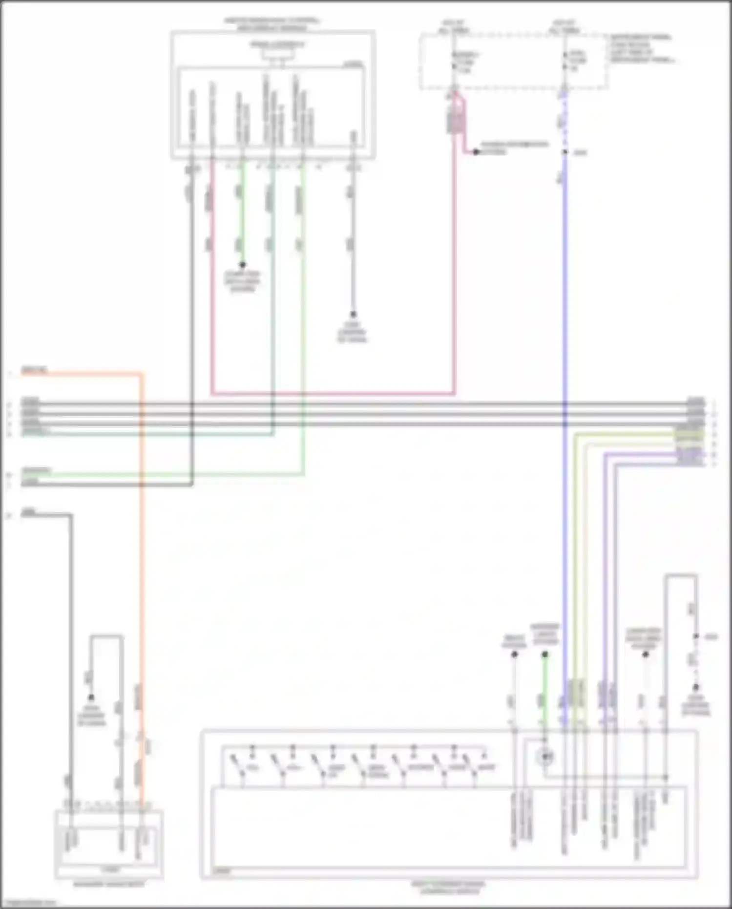 Wiring diagram data bus 5 for Chevrolet Volt II (2015-2019) (2 of 4)
