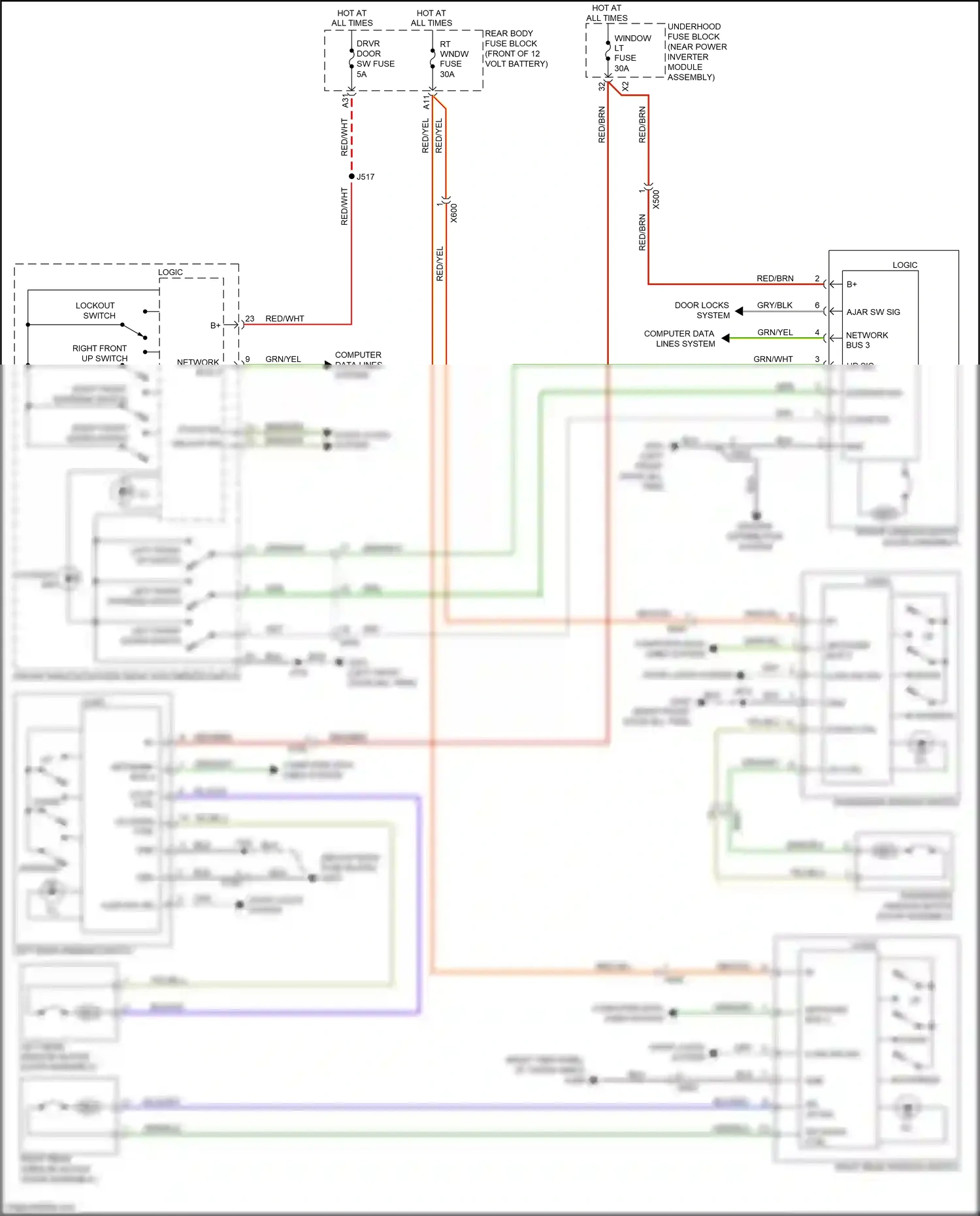 Chevrolet Volt II (2015-2019) down ctrl wiring diagram  (1 of 1)