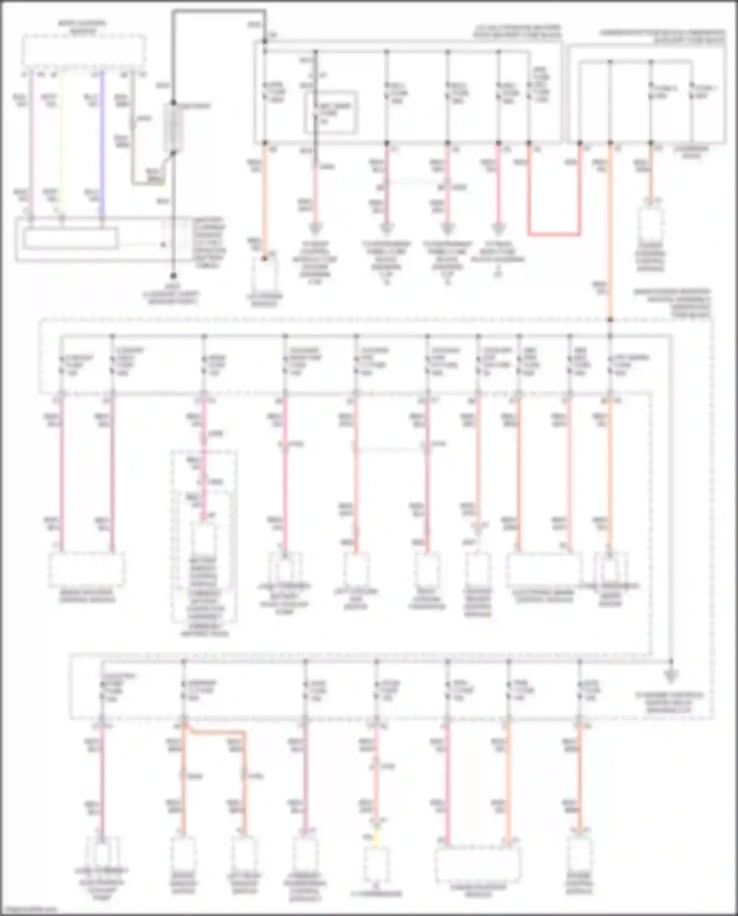 Wiring diagram ecm fuse for Chevrolet Volt II (2015-2019) (3 of 4)