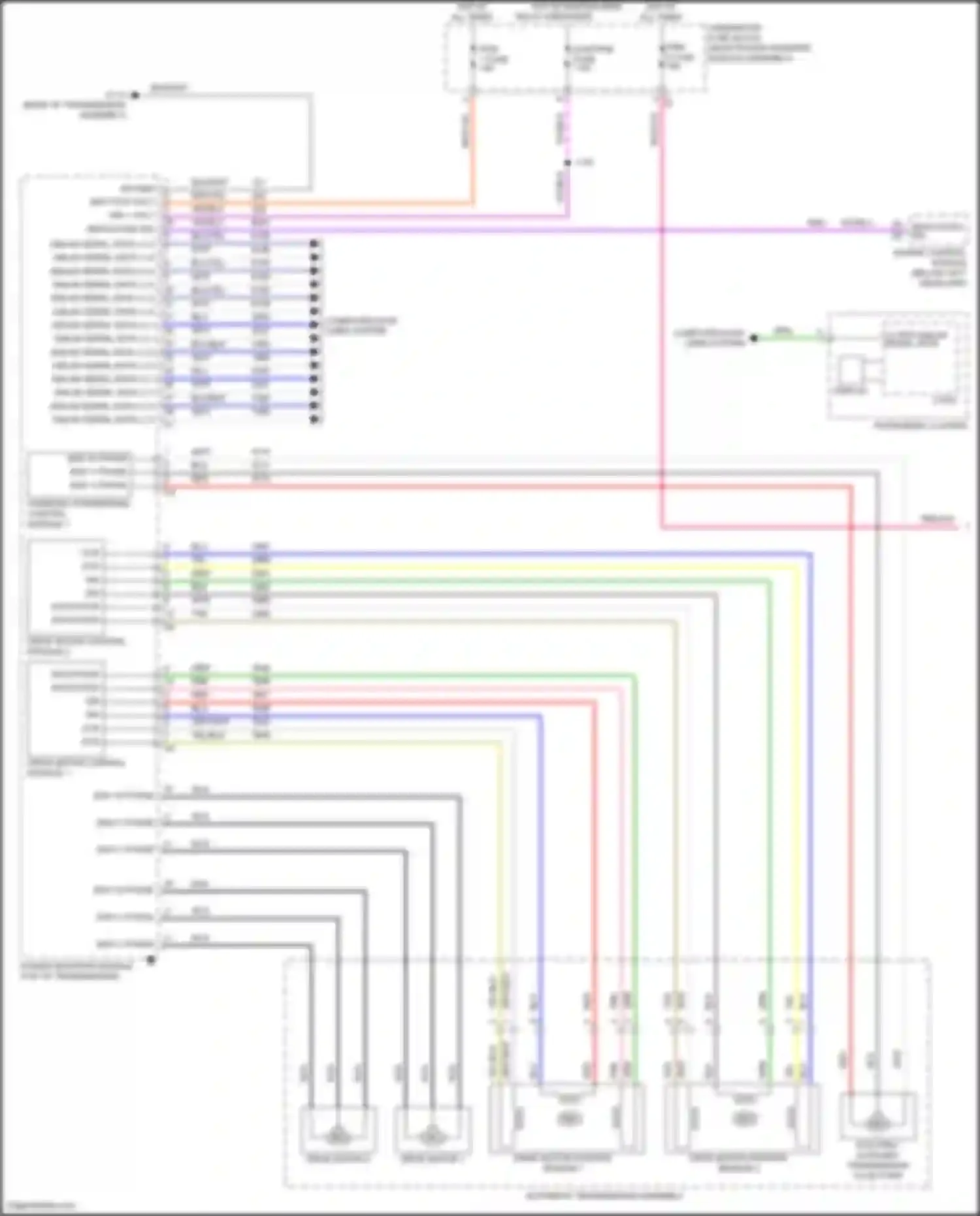 Wiring diagram engine control module for Chevrolet Volt II (2015-2019) (5 of 7)