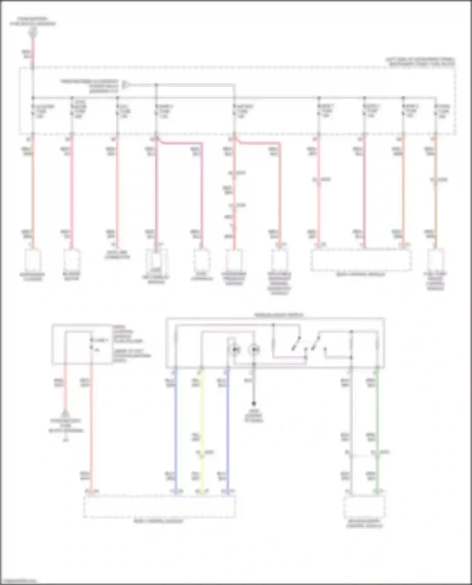 Wiring diagram fppm fuse for Chevrolet Volt II (2015-2019) (1 of 2)