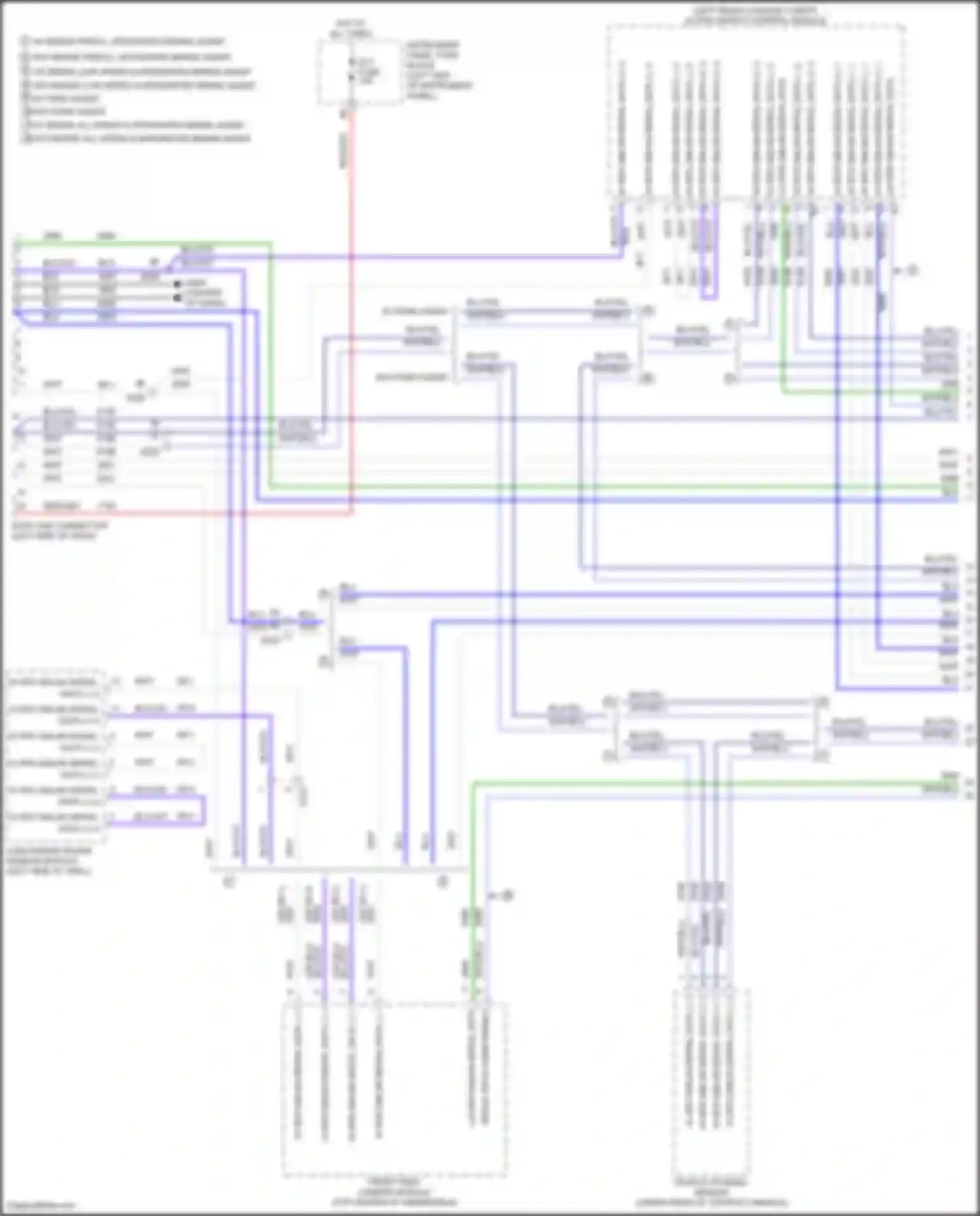 Wiring diagram front view camera module for Chevrolet Volt II (2015-2019) (2 of 4)