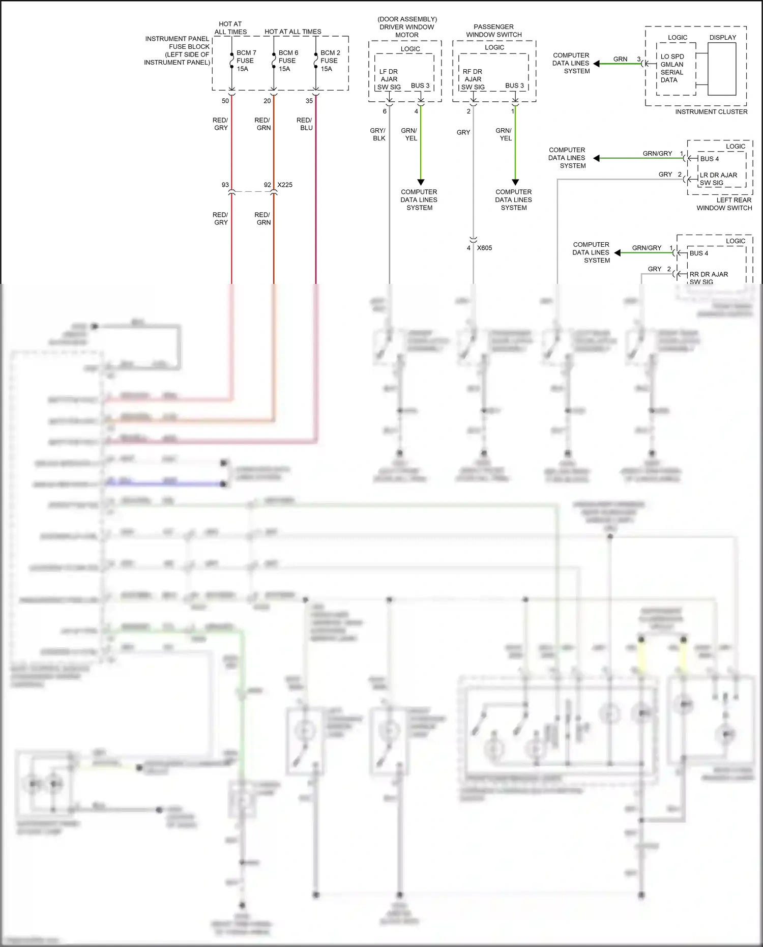 Chevrolet Volt II (2015-2019) interior lp ctrl wiring diagram  (1 of 1)