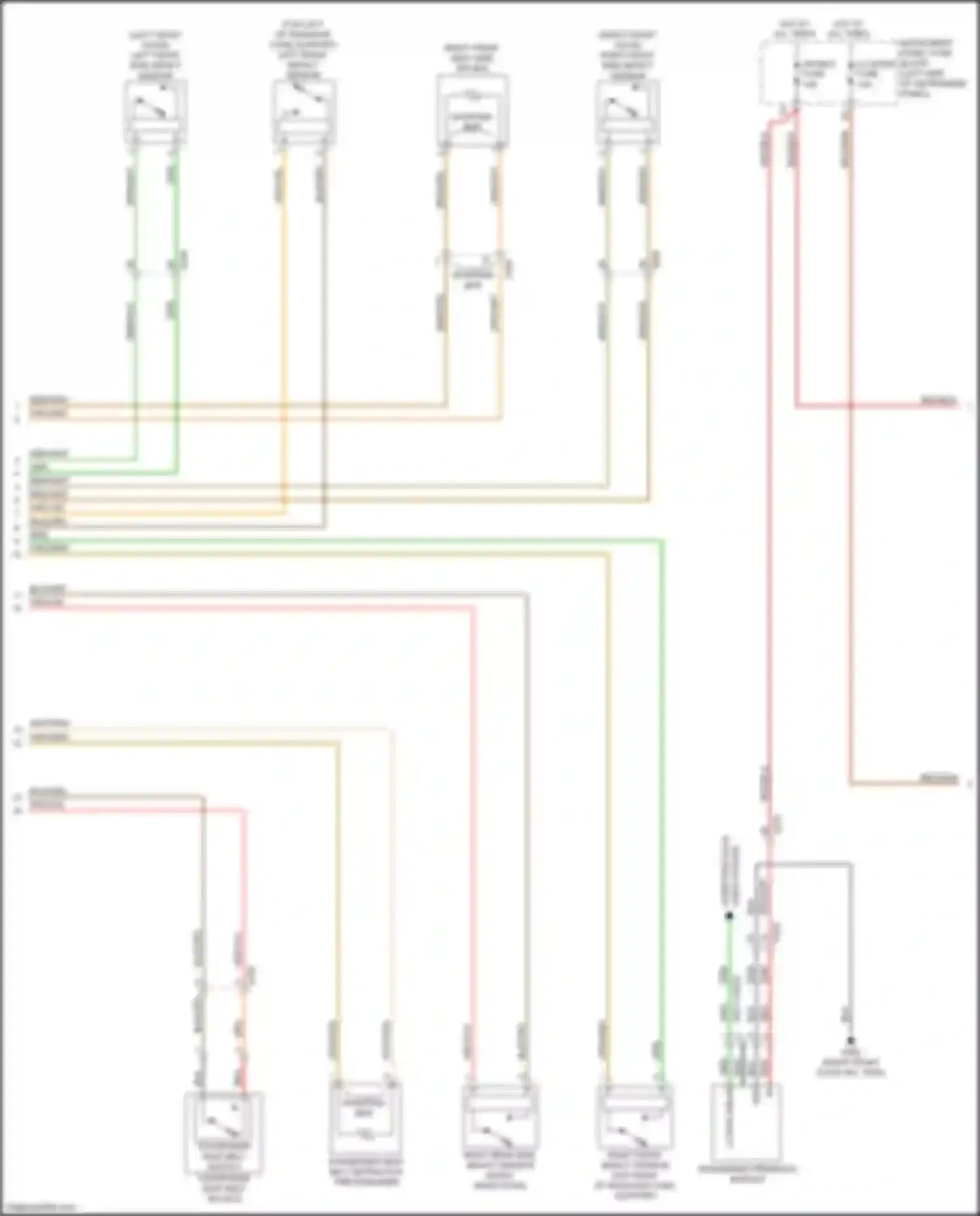 Wiring diagram left front impact sensor for Chevrolet Volt II (2015-2019) (1 of 1)