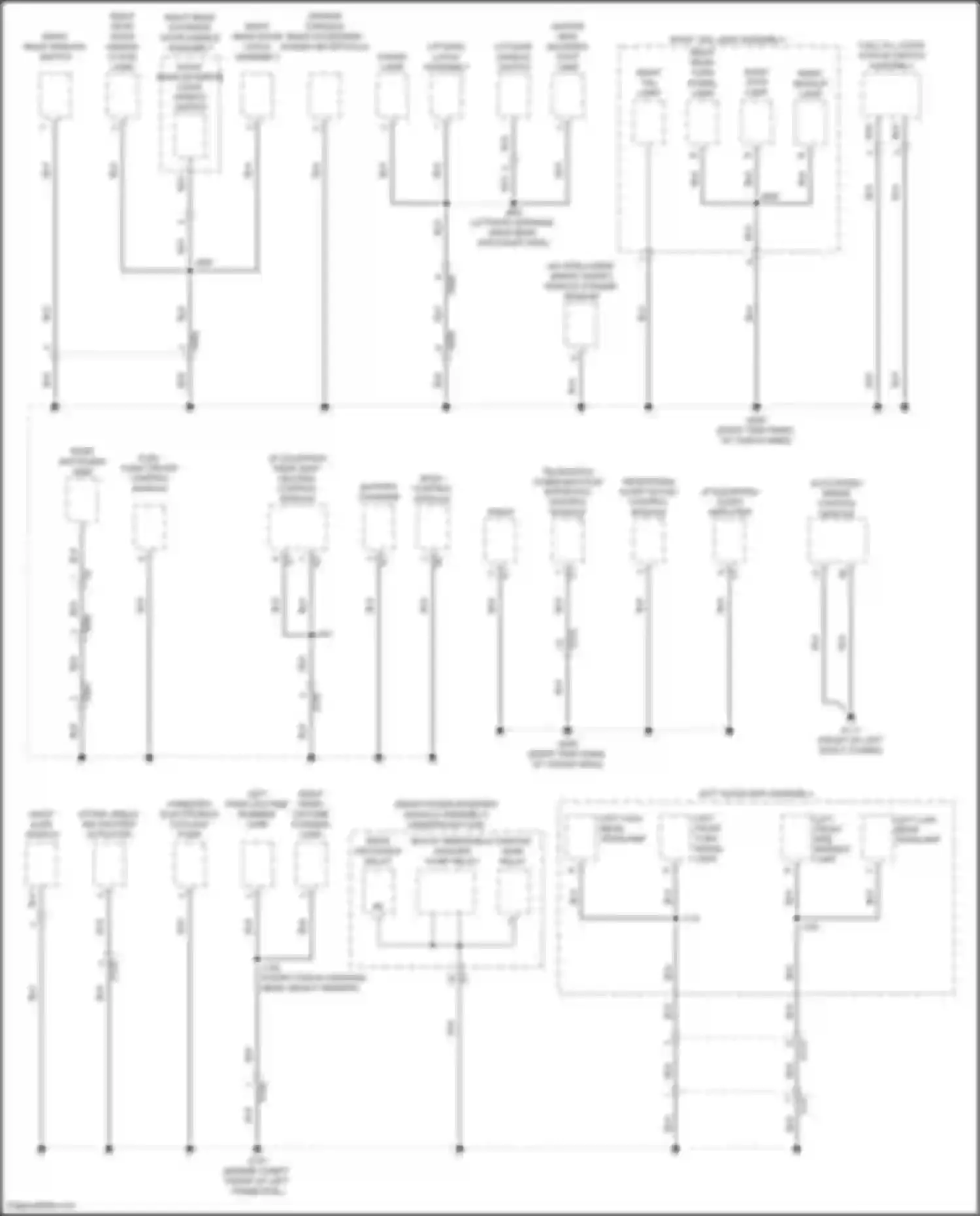 Wiring diagram left high beam headlamp for Chevrolet Volt II (2015-2019) (1 of 2)