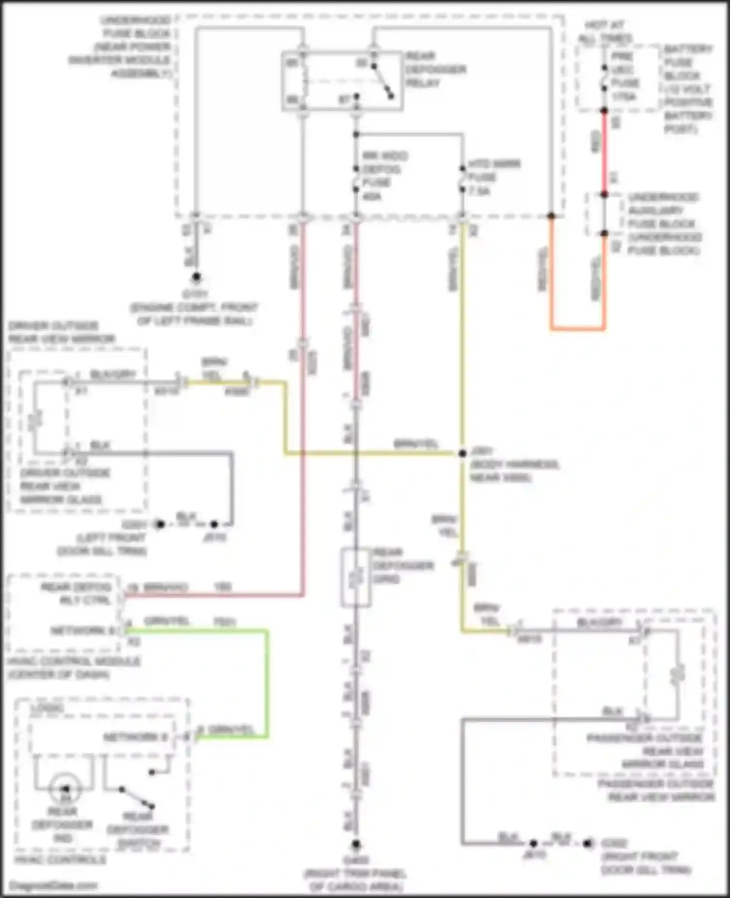 Wiring diagram pre uec fuse for Chevrolet Volt II (2015-2019) (1 of 1)