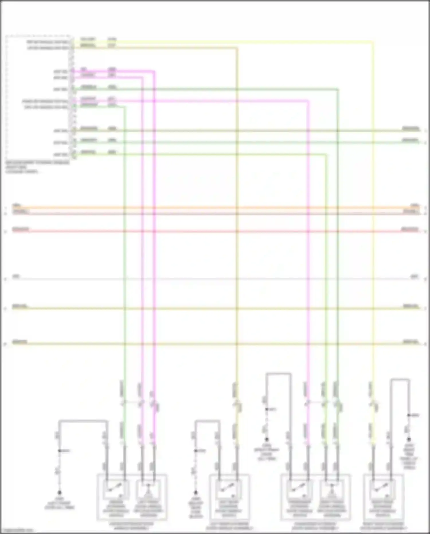 Wiring diagram rr dr handle sw sig for Chevrolet Volt II (2015-2019) (1 of 2)