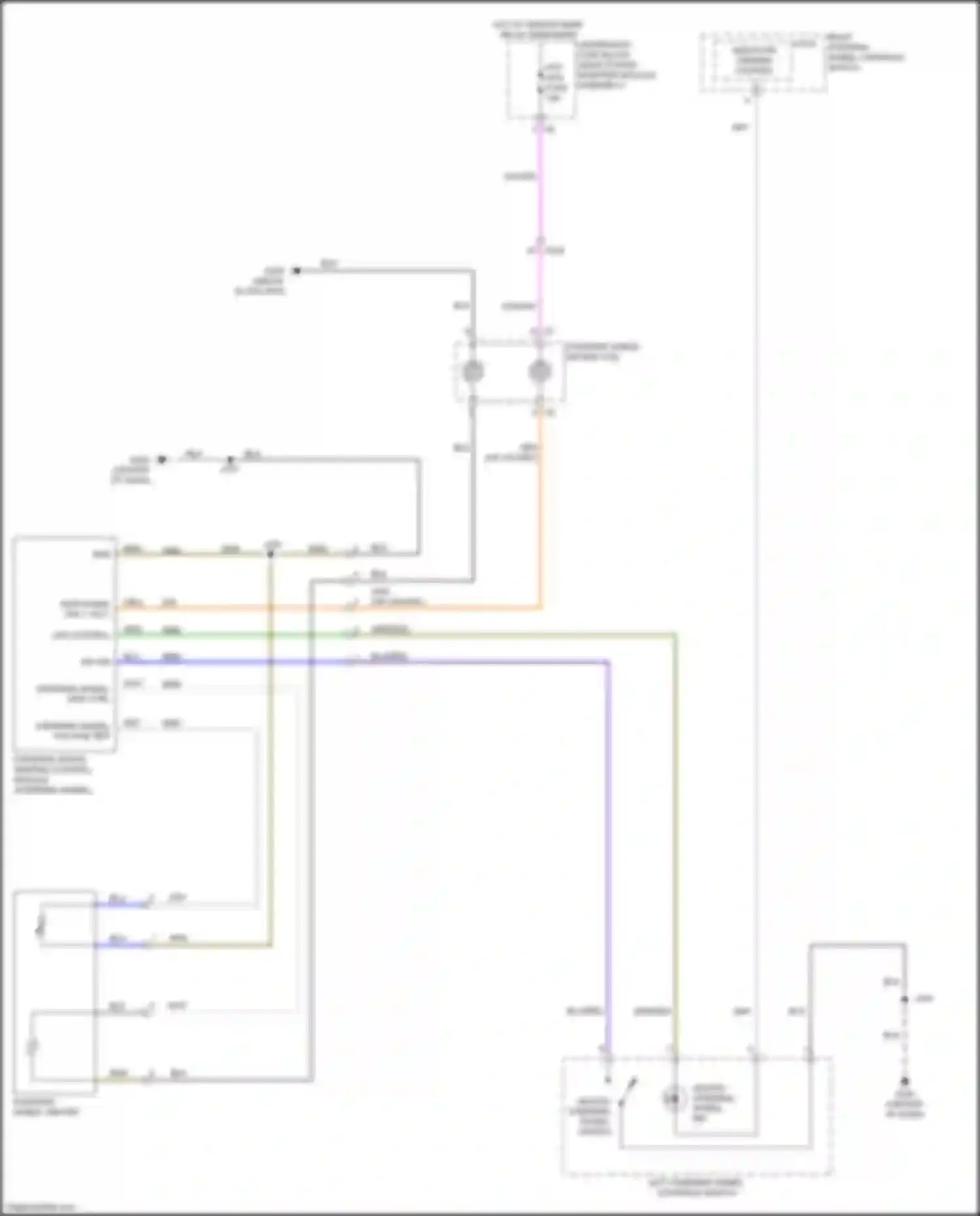 Wiring diagram sw sig for Chevrolet Volt II (2015-2019) (2 of 4)