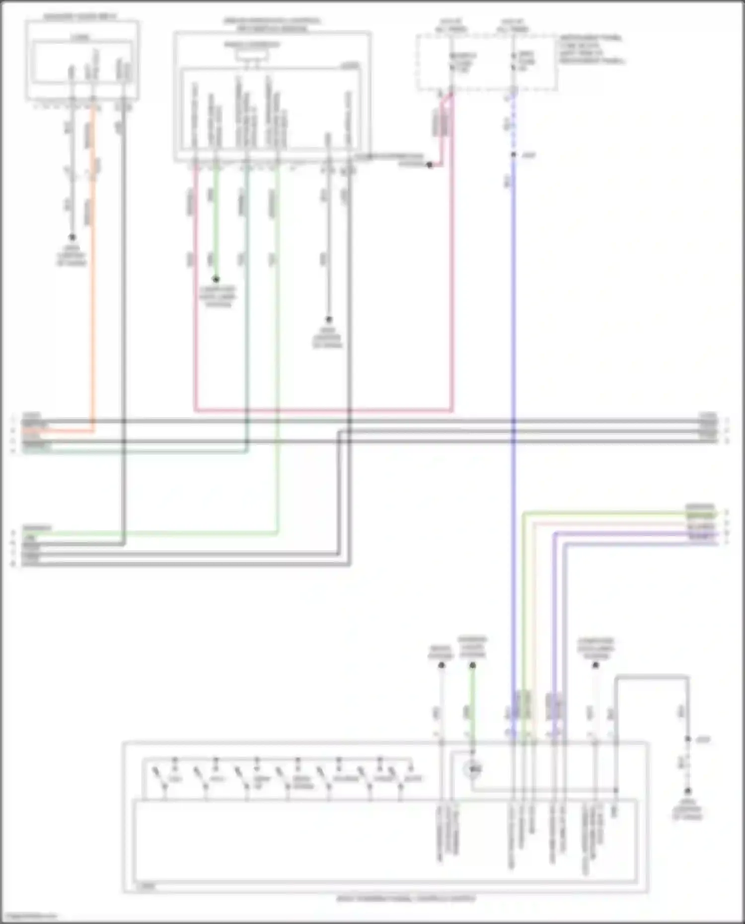 Wiring diagram volume up sig for Chevrolet Volt II (2015-2019) (3 of 4)