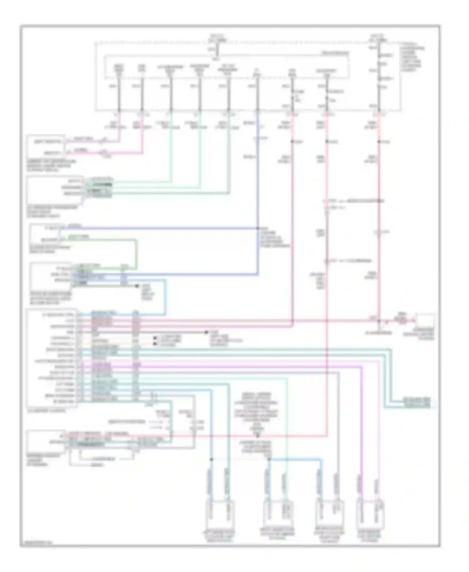 200 Chrysler I (2010-2014): Automatic a/c circuit (1 of 2)