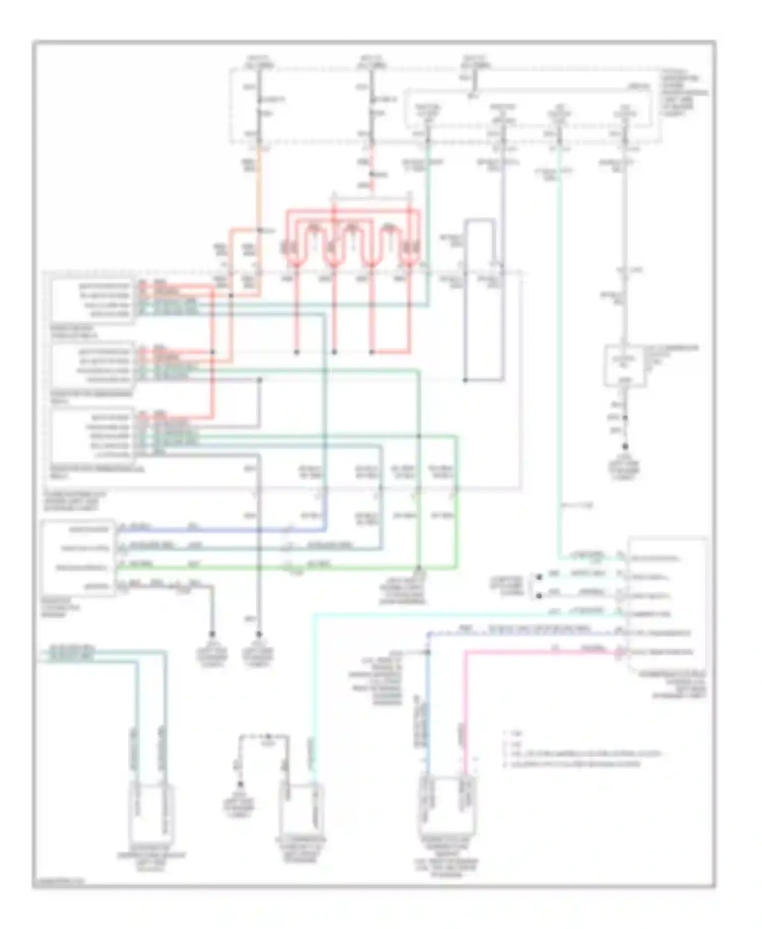 200 Chrysler I (2010-2014): Automatic a/c circuit (2 of 2)