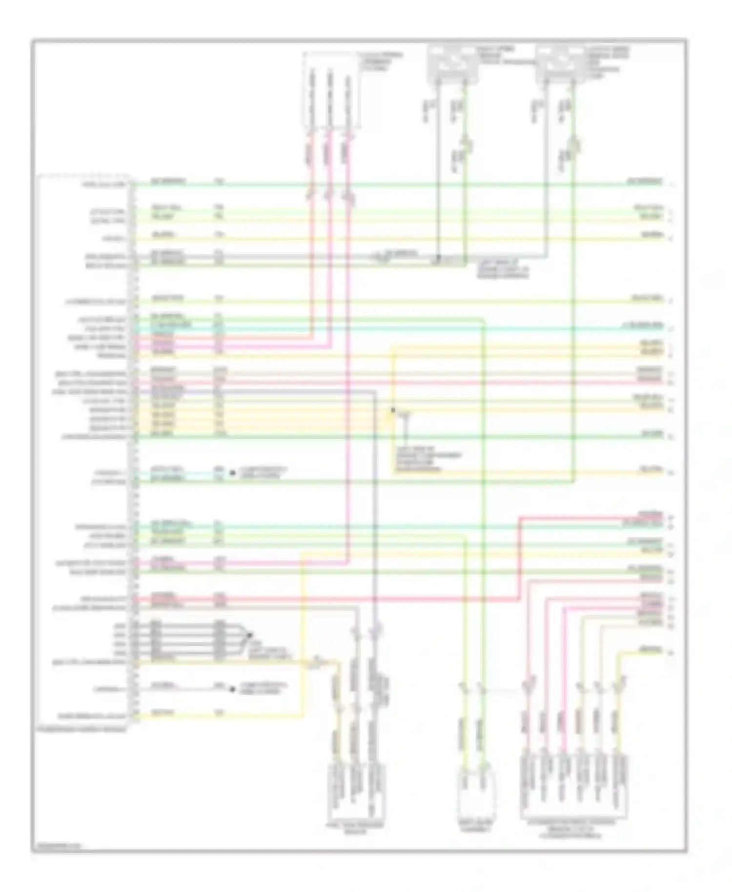 200 Chrysler I (2010-2014): Wiring diagram engine performance 2.4l, 4 speed a/t (1 of 6)