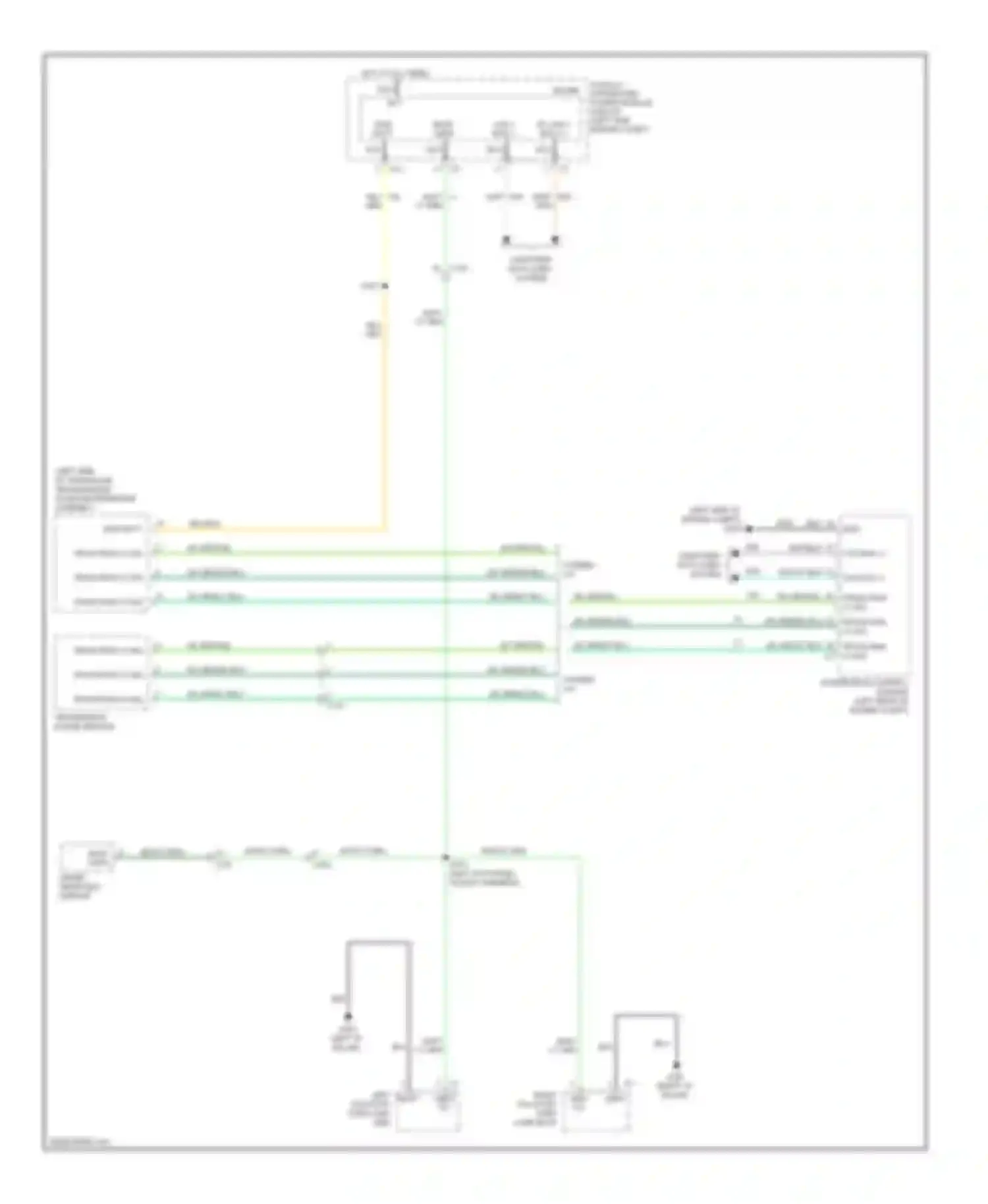 200 Chrysler I (2010-2014): Backup lamps circuit
