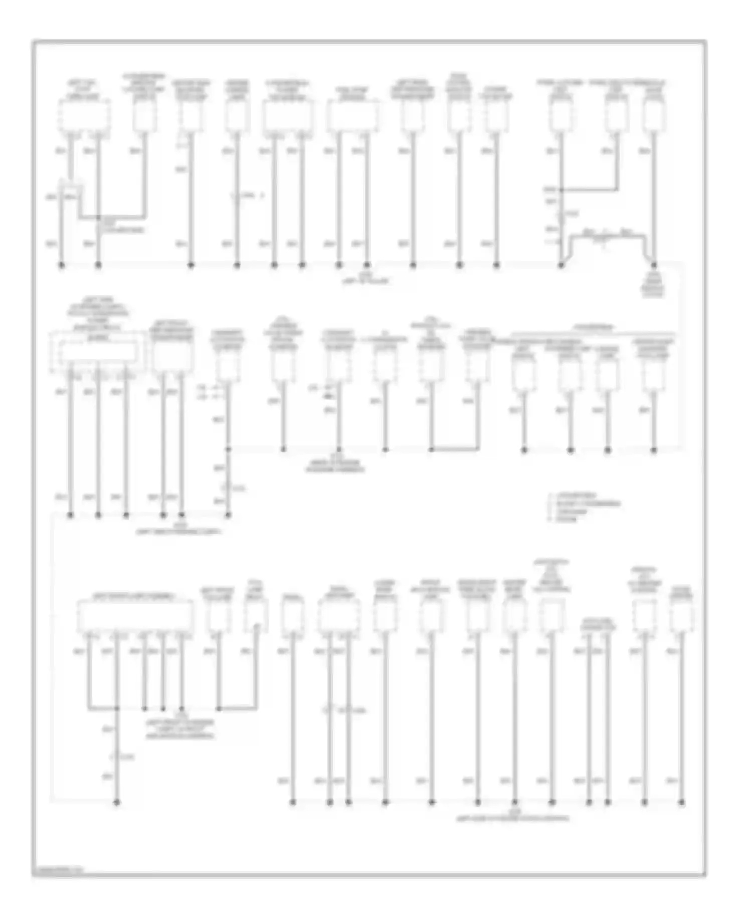 200 Chrysler I (2010-2014): Ground distribution circuit (2 of 3)