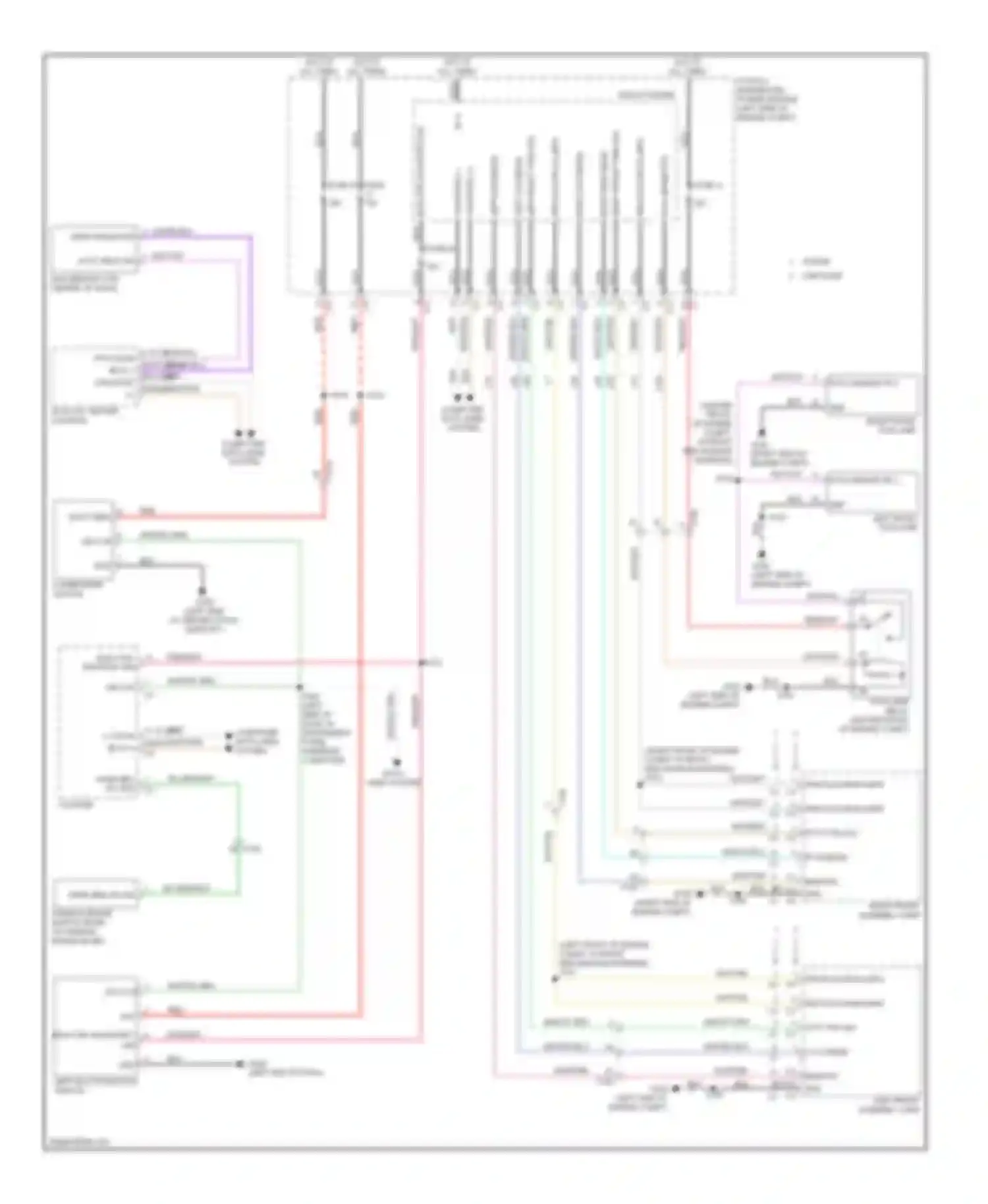 200 Chrysler I (2010-2014): Headlights circuit