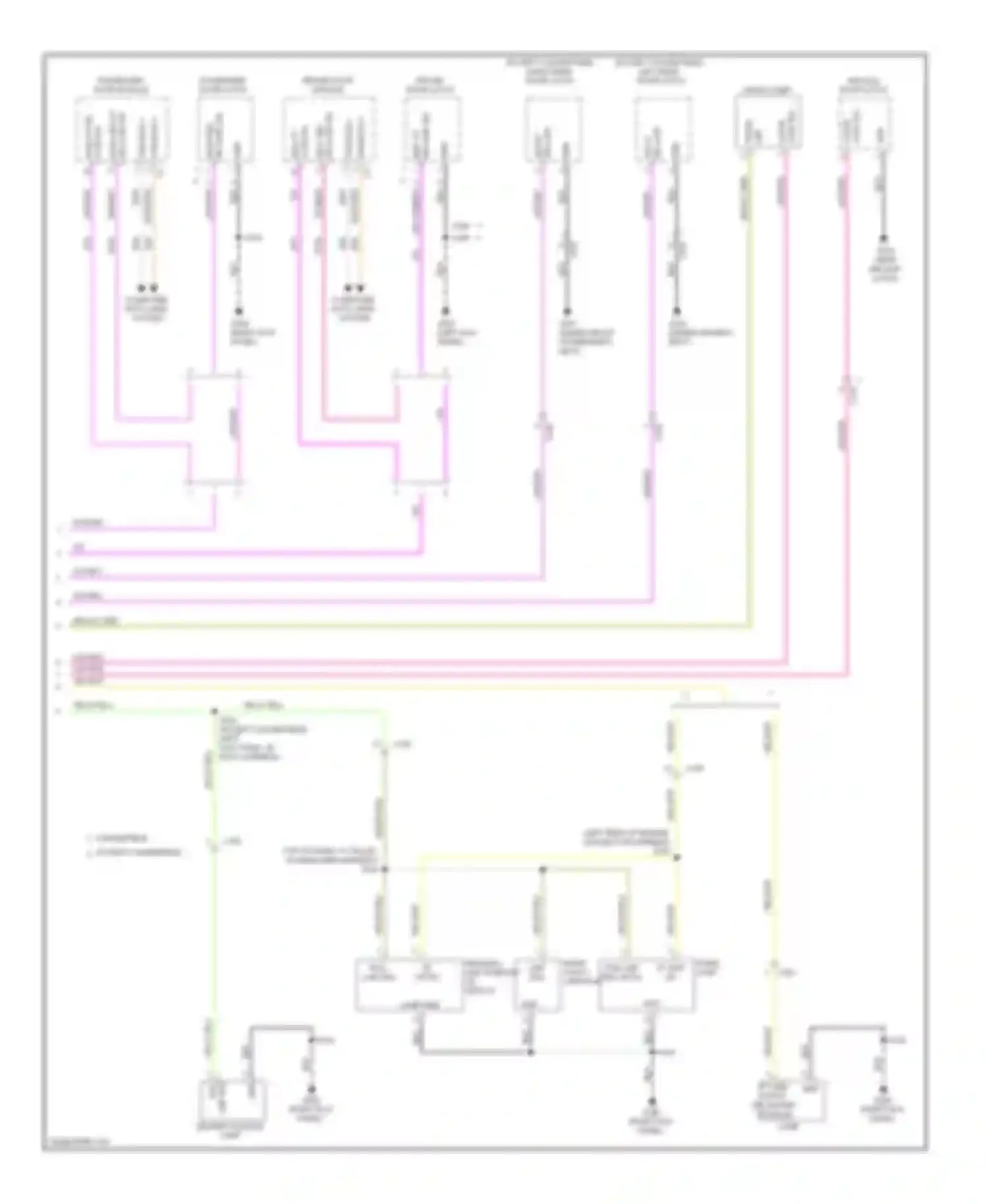 200 Chrysler I (2010-2014): Interior lights circuit (2 of 2)