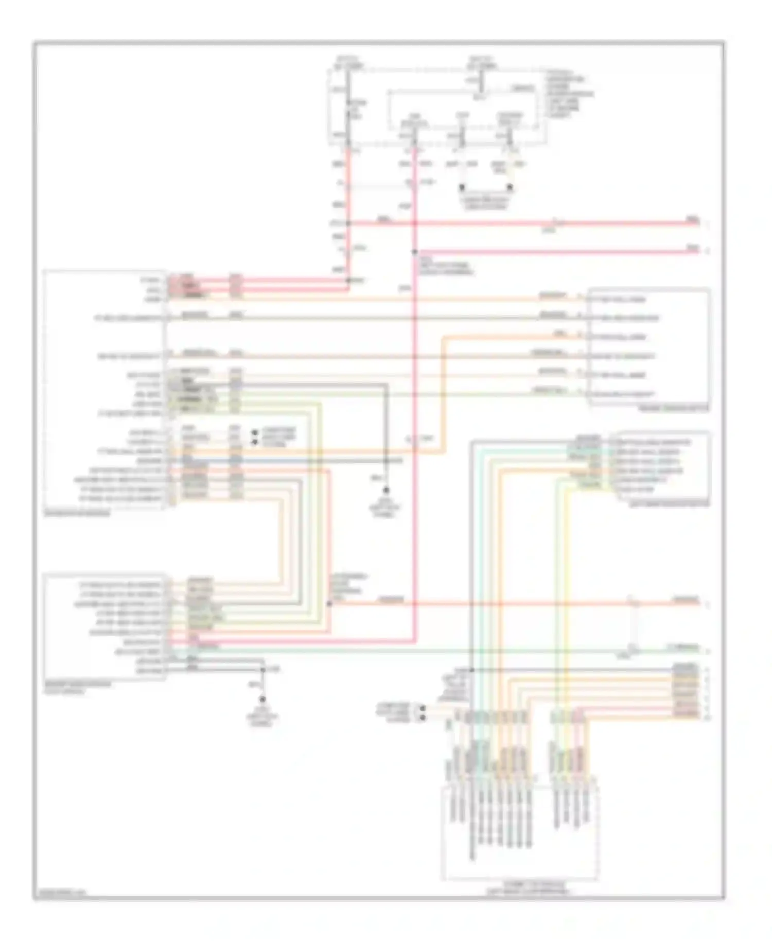 200 Chrysler I (2010-2014): Power windows circuit, convertible (1 of 2)