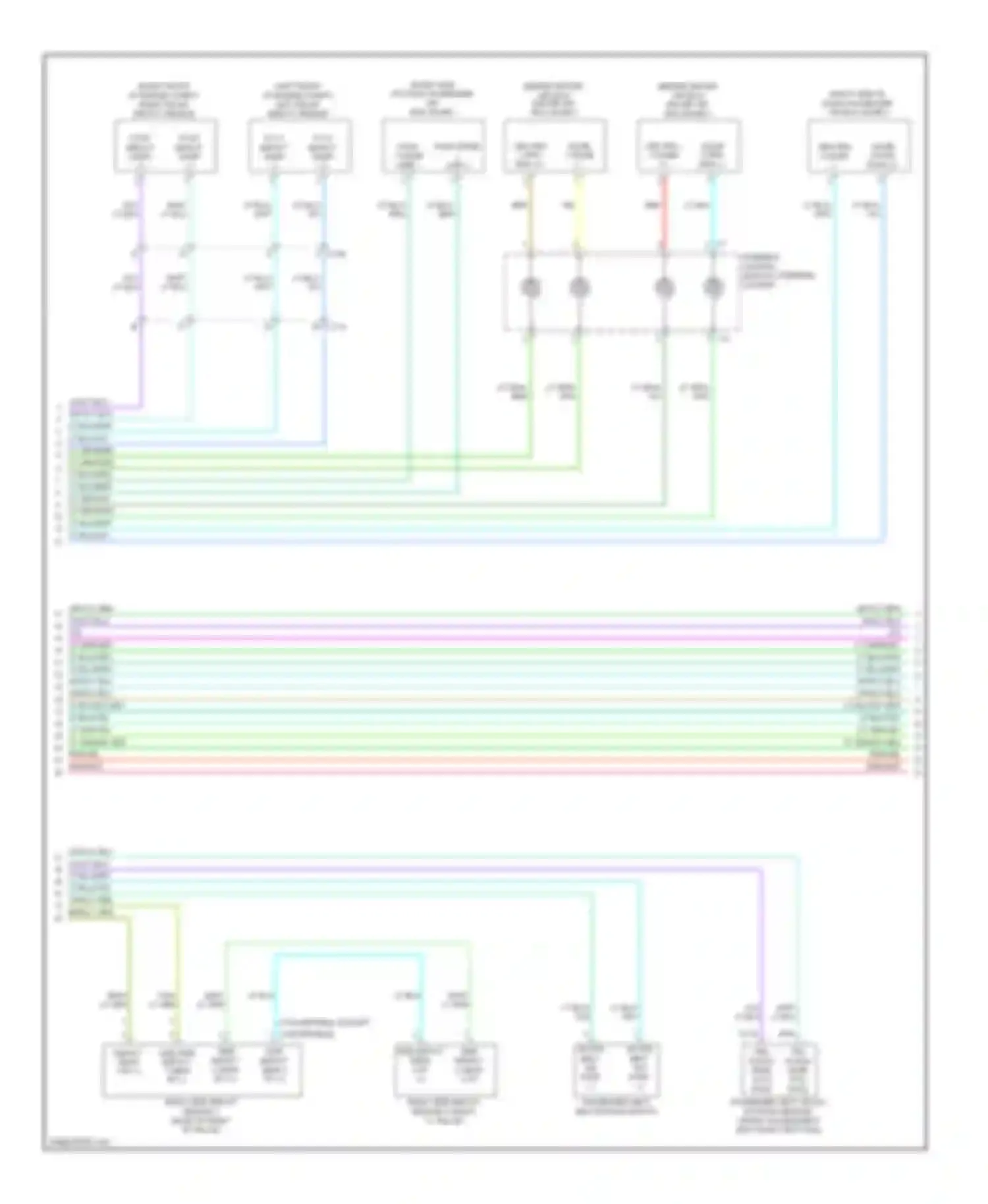 200 Chrysler I (2010-2014): Supplemental restraints circuit (2 of 3)