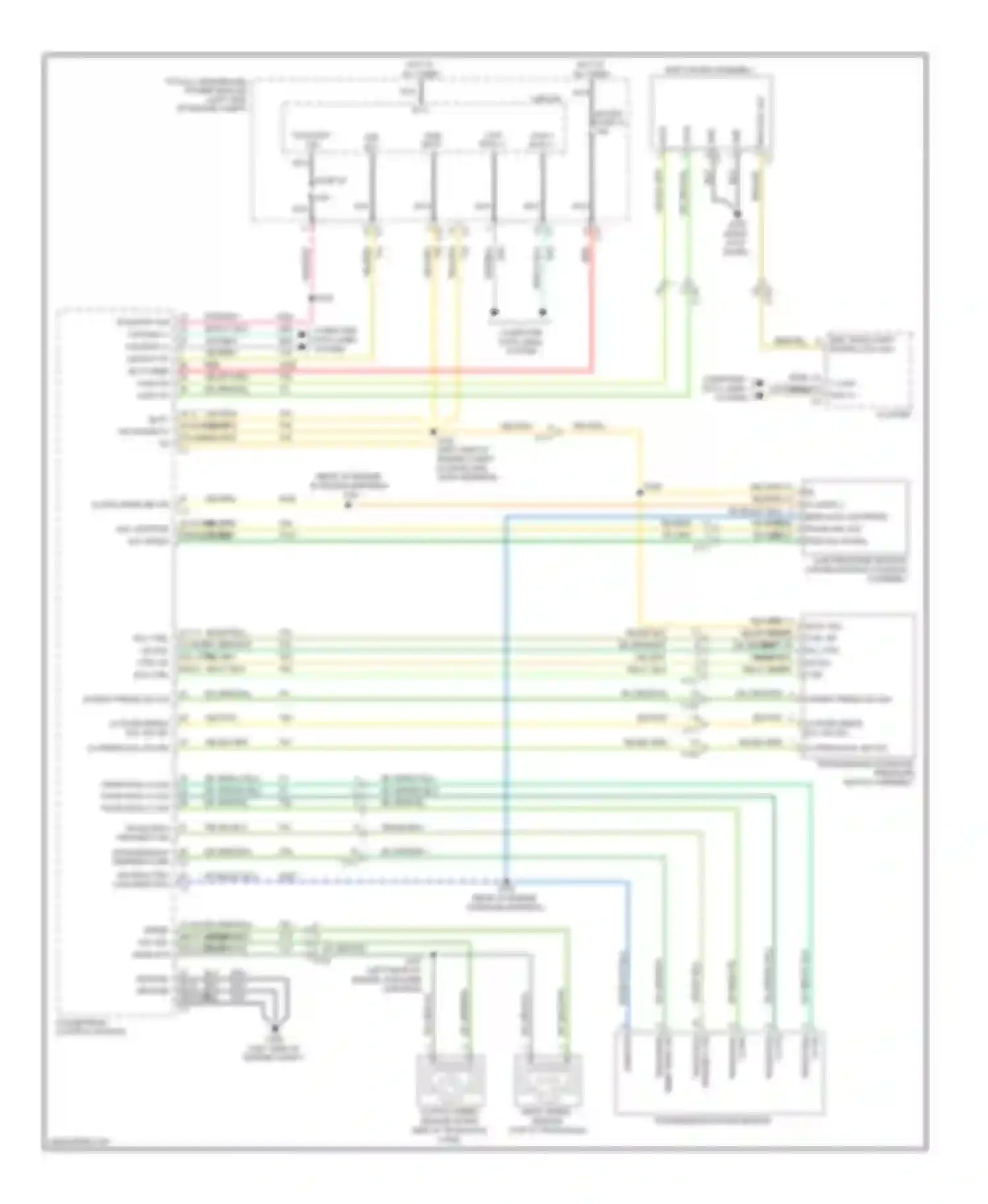 200 Chrysler I (2010-2014): Transmission circuit, 4 speed