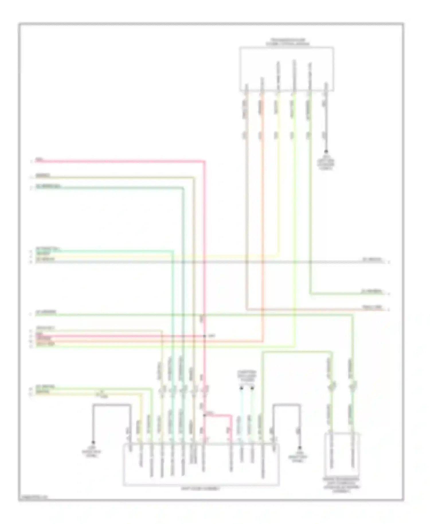 200 Chrysler I (2010-2014): Transmission circuit, 6 speed with dual clutch (2 of 3)