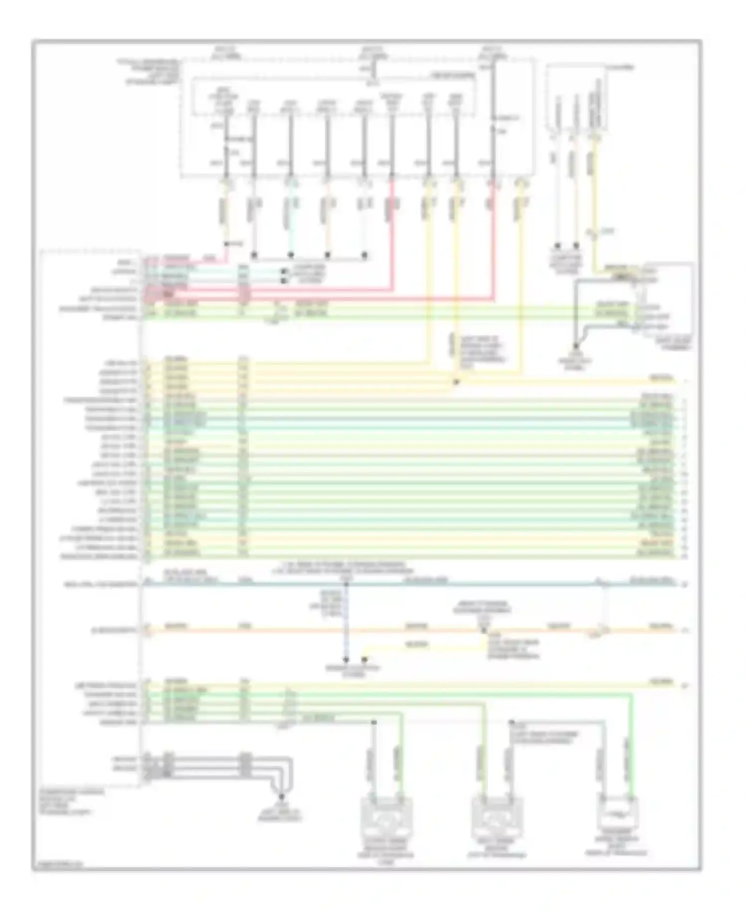 200 Chrysler I (2010-2014): Transmission circuit, 6 speed without dual clutch (1 of 2)