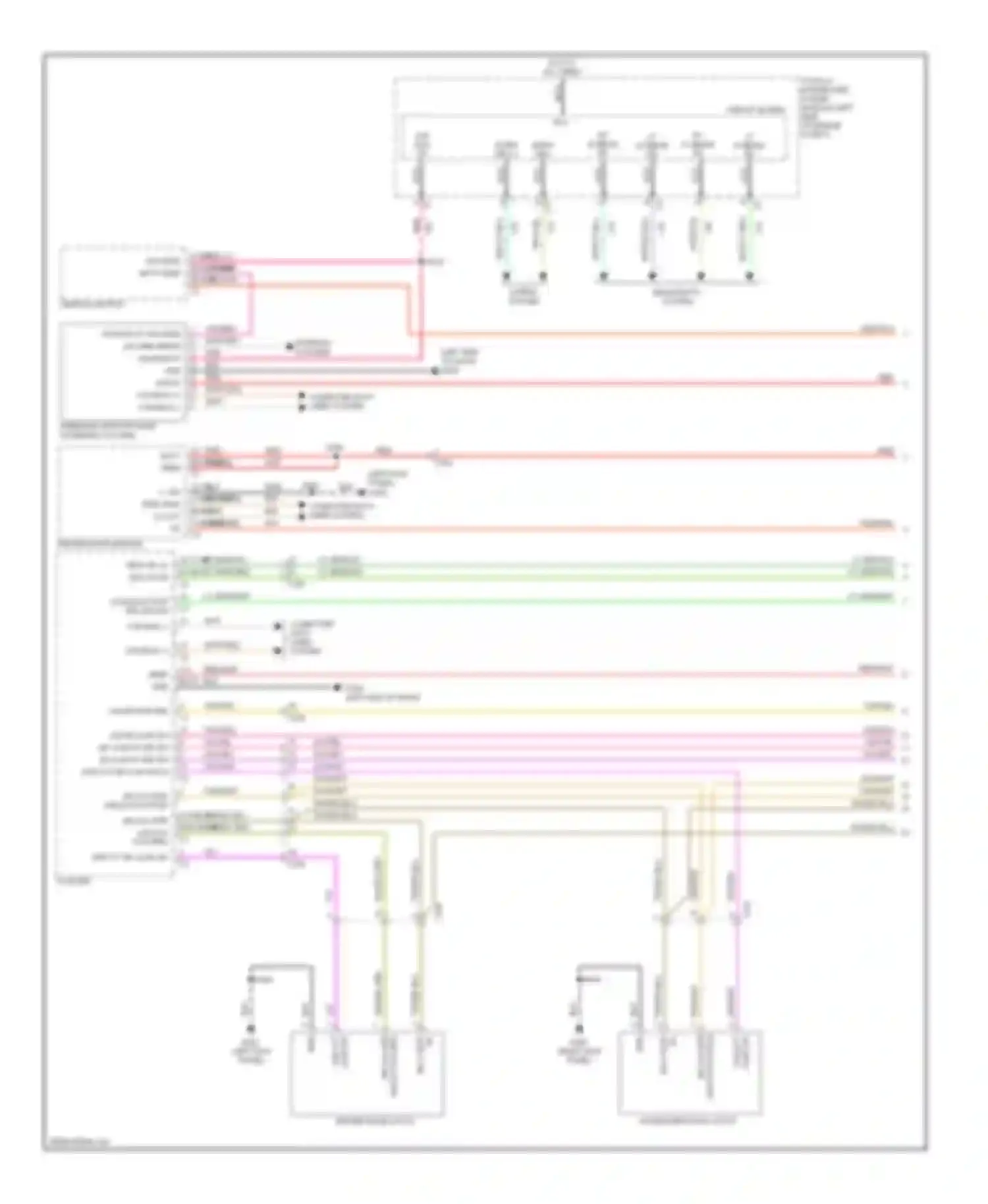 Wiring diagram tan/dk blu for Chrysler 200 I (2010-2014) (2 of 7)