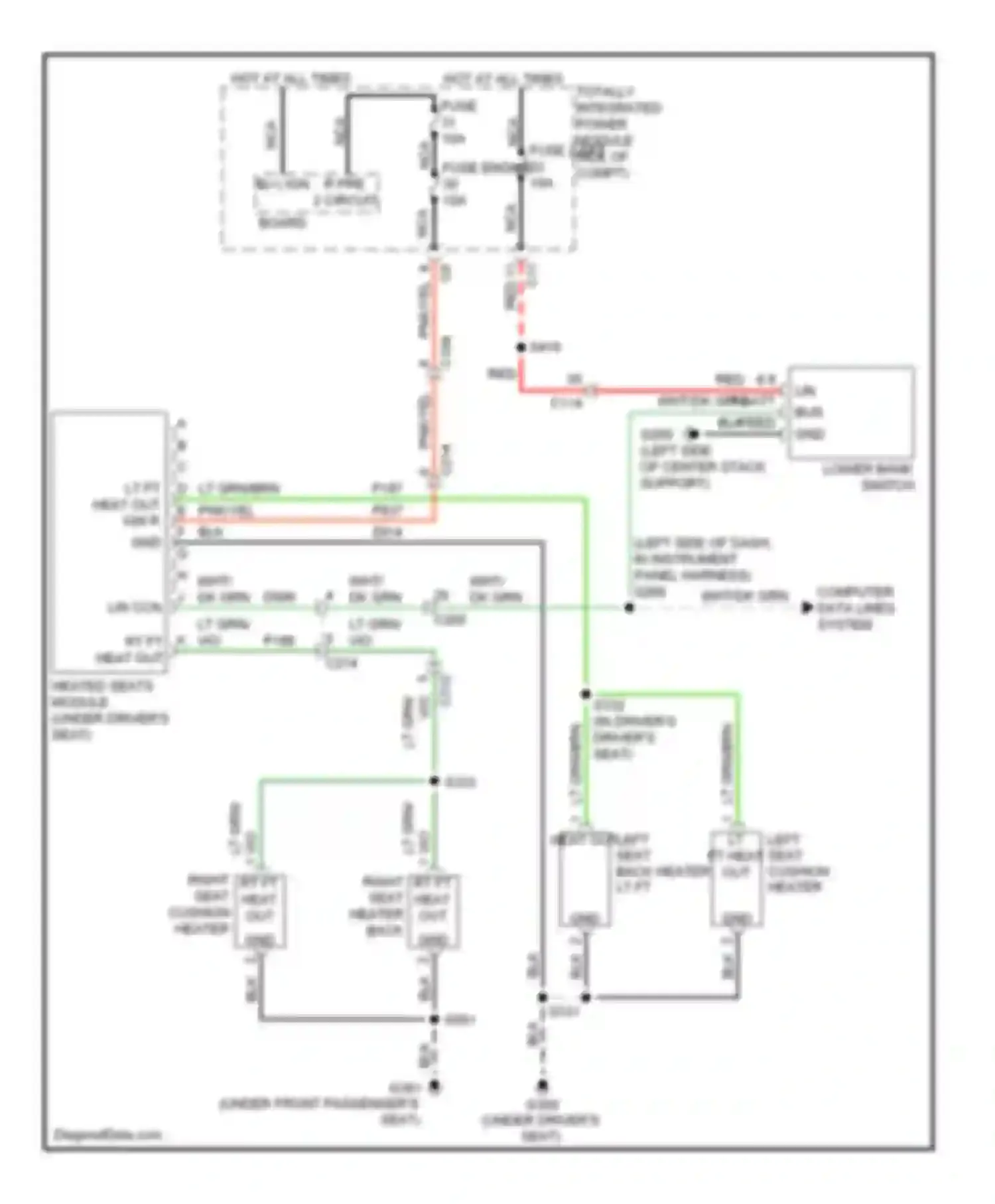 Wiring diagram vio lt grn/ for Chrysler 200 I (2010-2014) (1 of 1)
