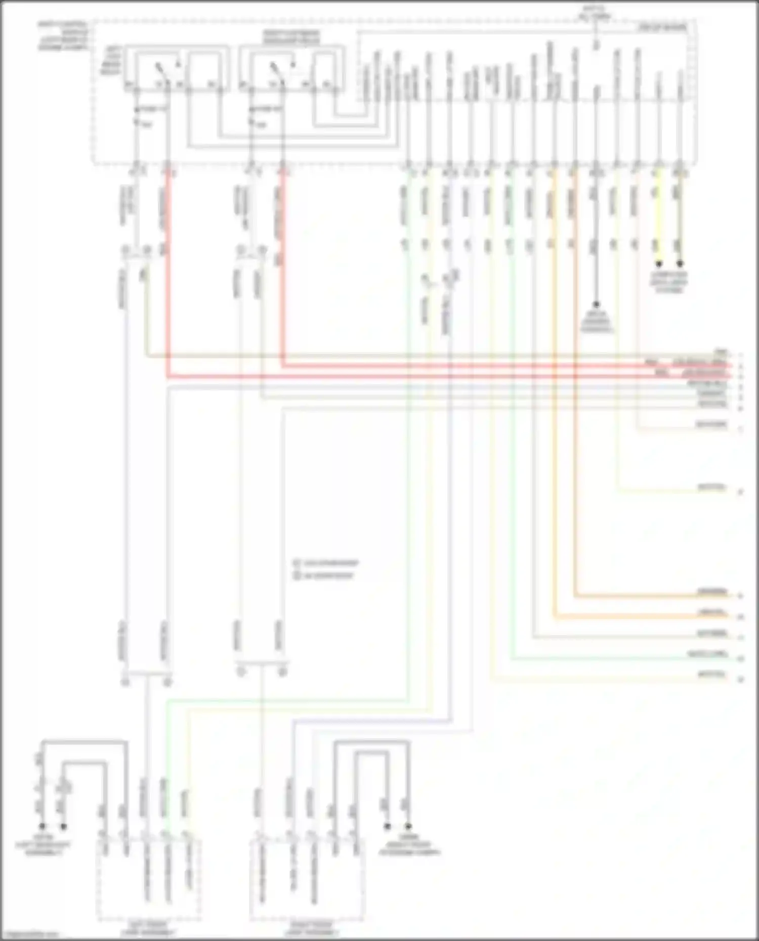 200 Chrysler II (2014-2016): Headlights circuit, w/ hid (1 of 2)