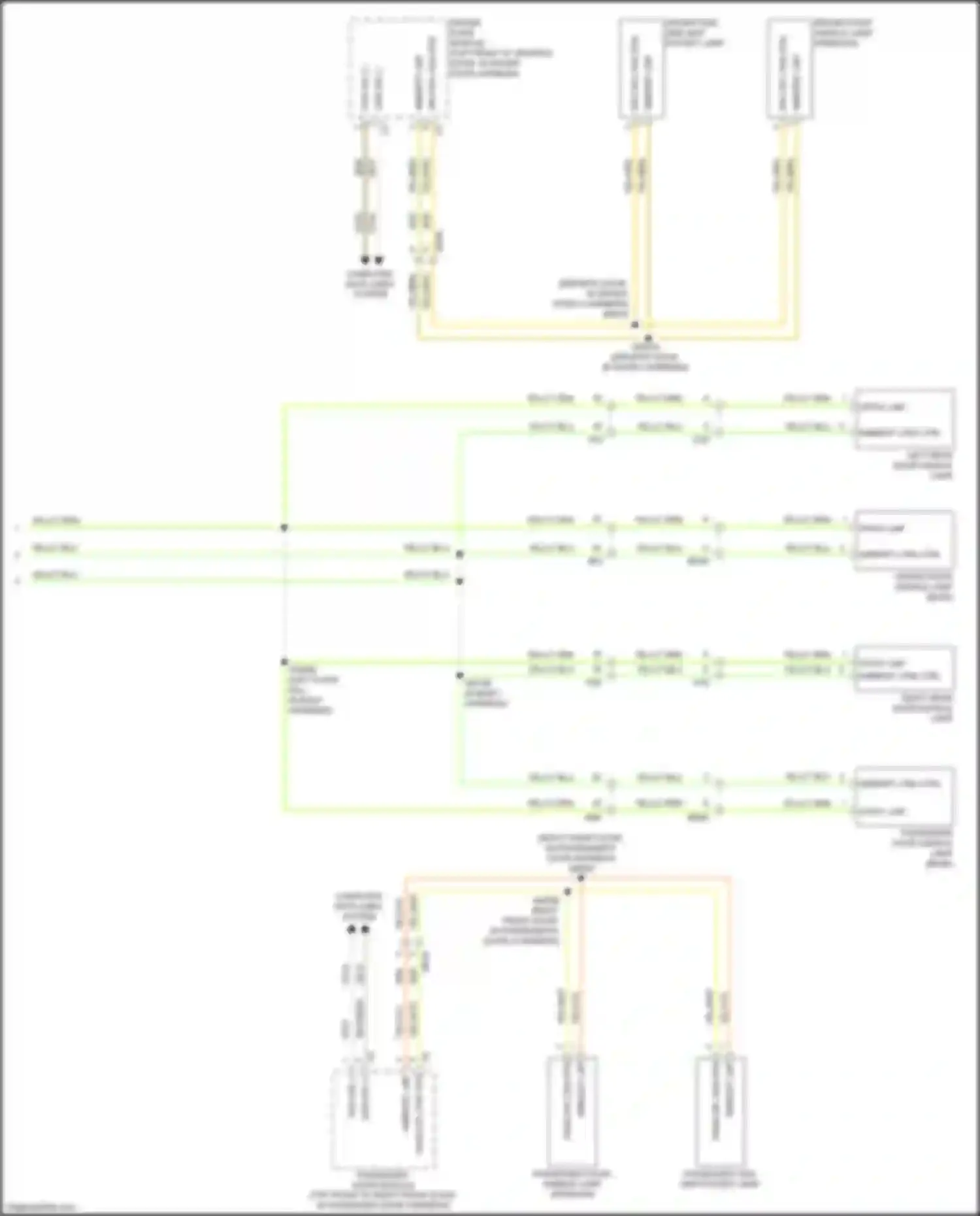 200 Chrysler II (2014-2016): Courtesy lamps circuit (3 of 3)