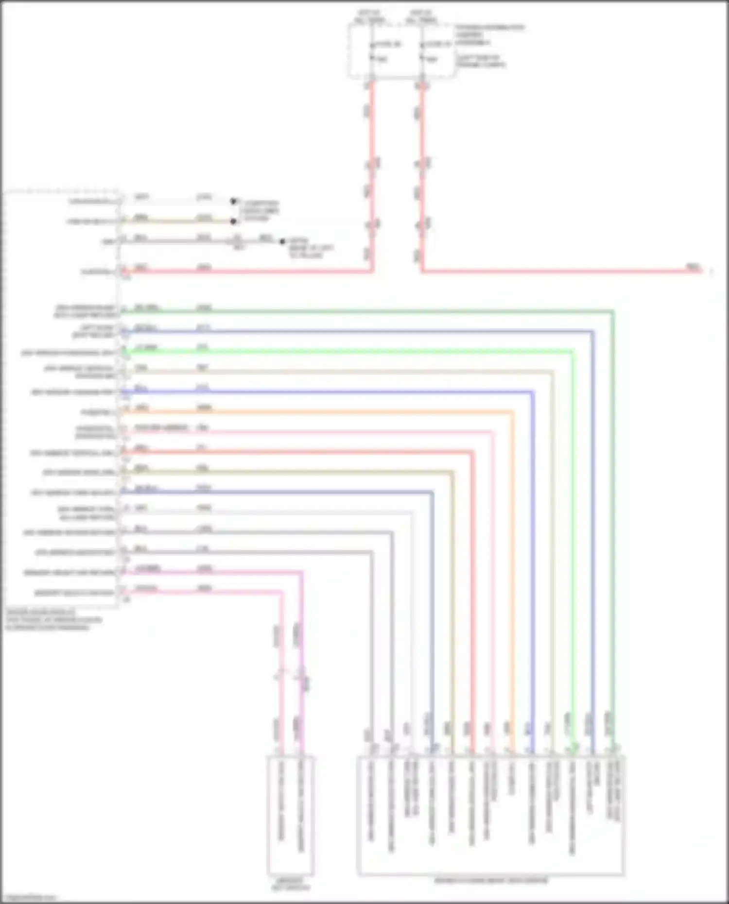 200 Chrysler II (2014-2016): Memory mirrors circuit (1 of 2)