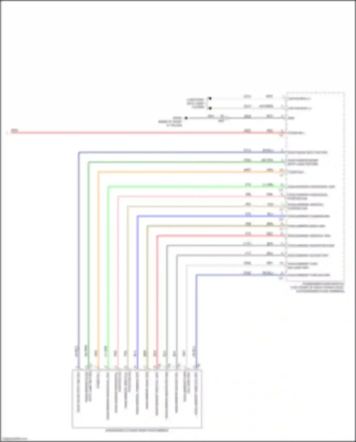 200 Chrysler II (2014-2016): Memory mirrors circuit (2 of 2)