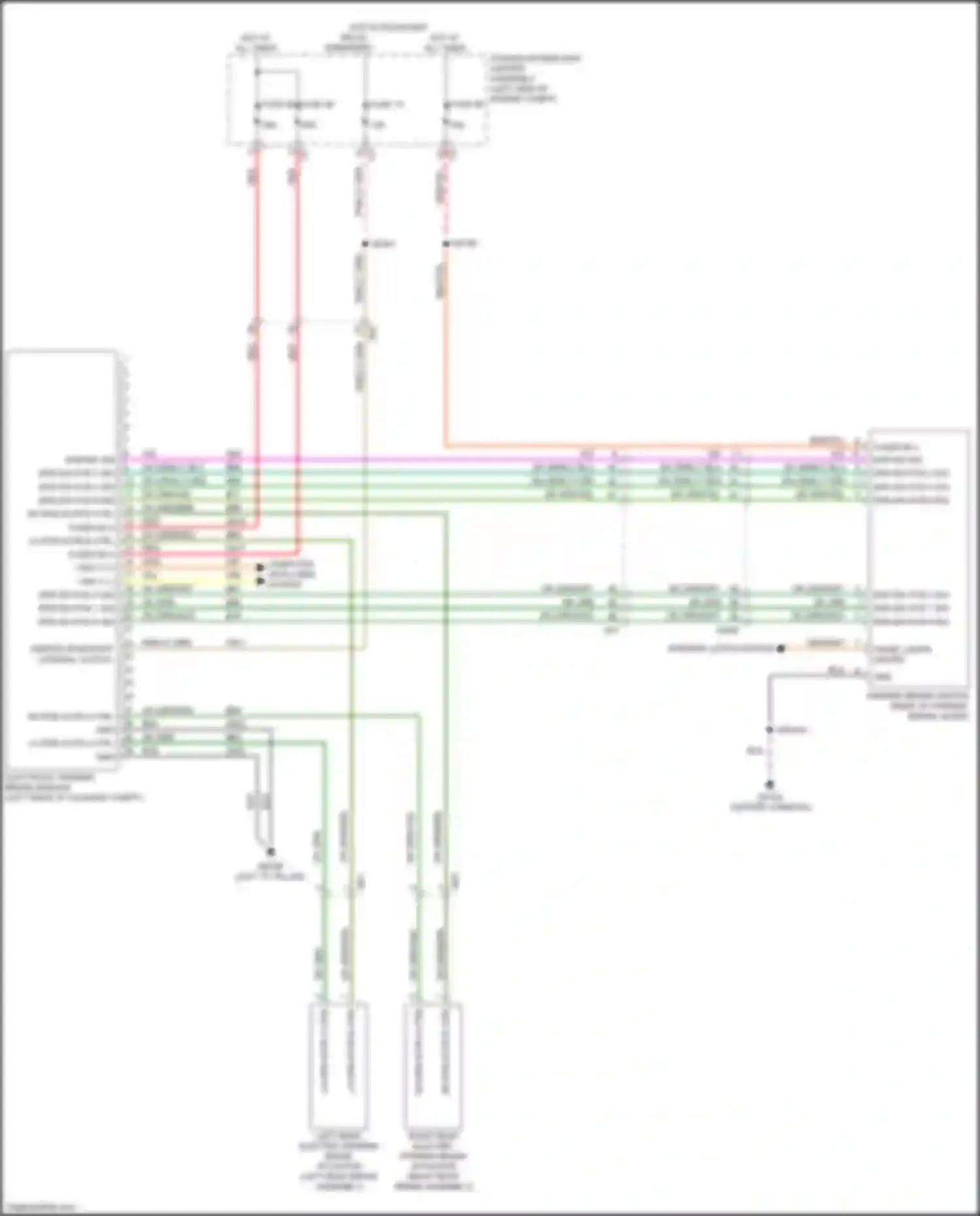 200 Chrysler II (2014-2016): Park brake release circuit