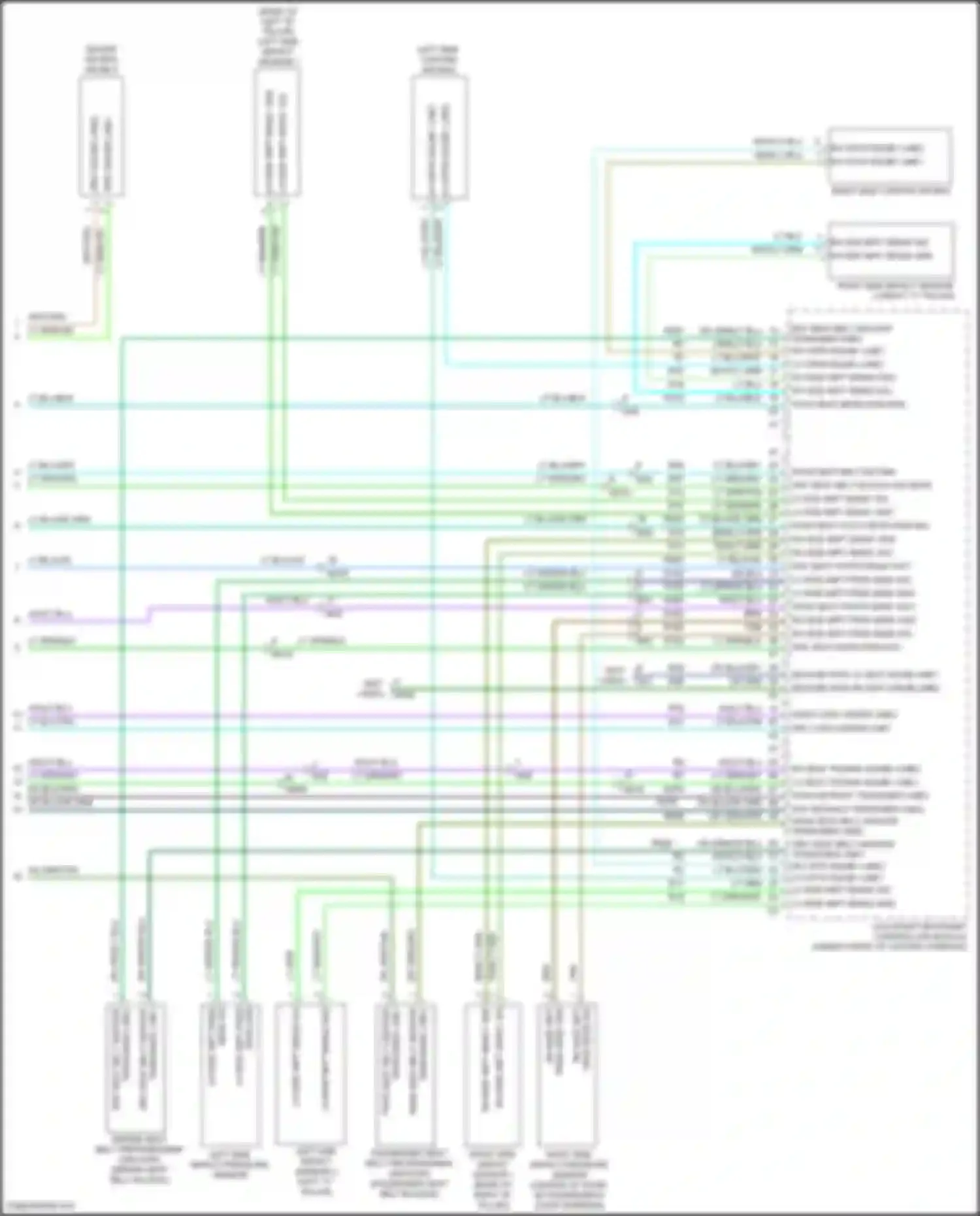 200 Chrysler II (2014-2016): Supplemental restraints circuit (3 of 3)
