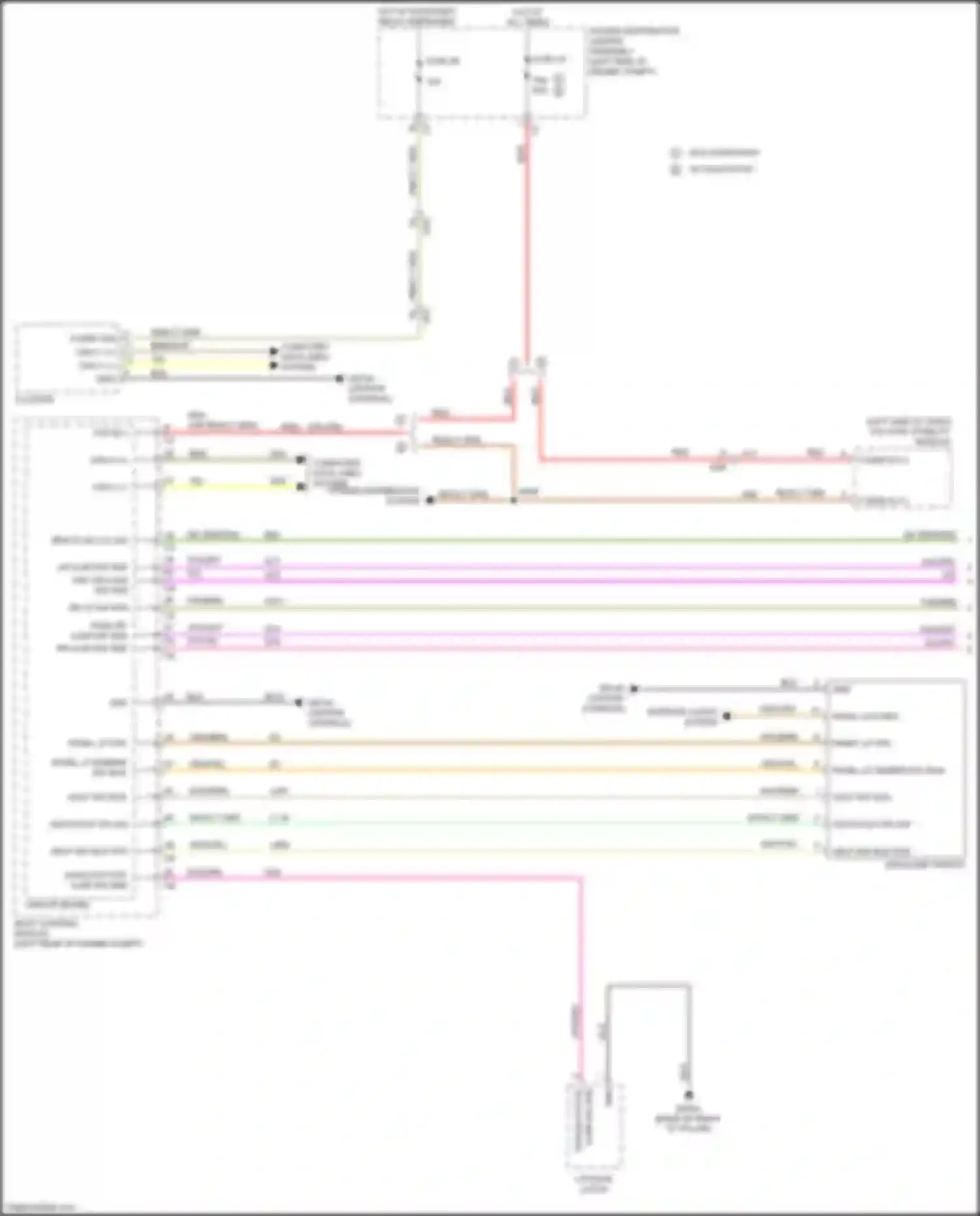 200 Chrysler II (2014-2016): Warning systems circuit (1 of 2)